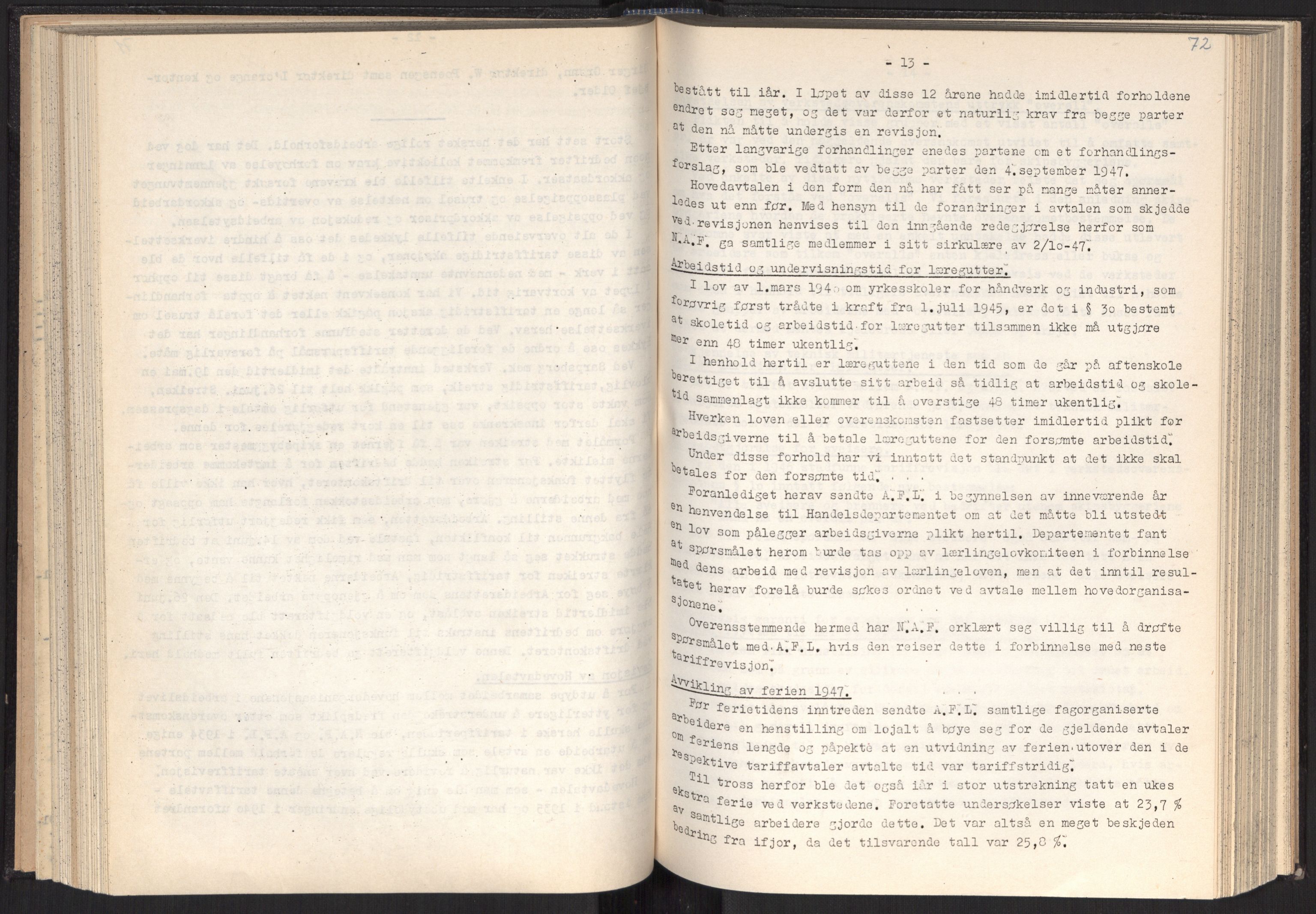 Teknologibedriftenes Landsforening TBL, AV/RA-PA-1700/A/Ad/L0007: Årsberetning med register, 1940-1951, s. 72