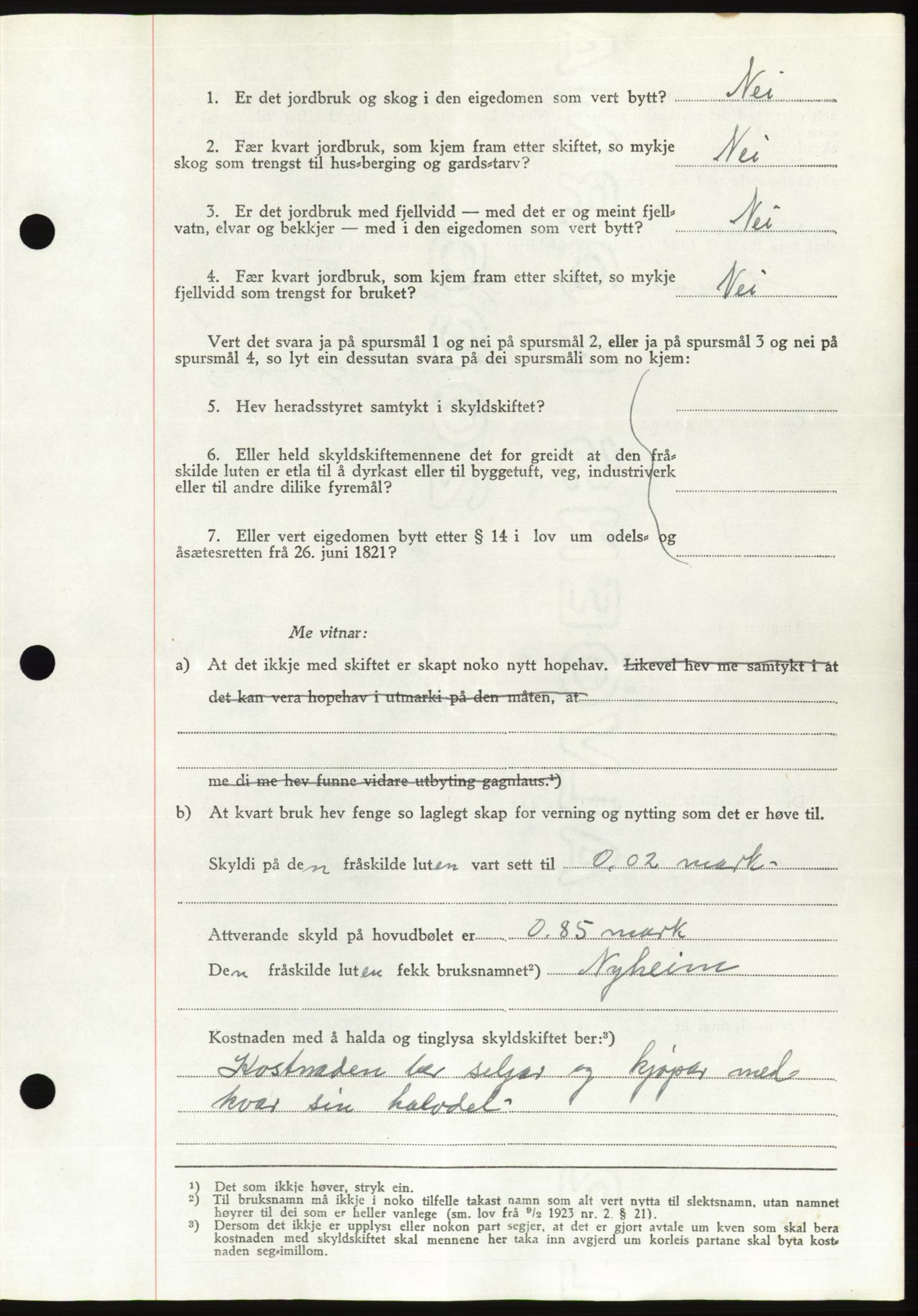 Søre Sunnmøre sorenskriveri, AV/SAT-A-4122/1/2/2C/L0076: Pantebok nr. 2A, 1943-1944, Dagboknr: 743/1944