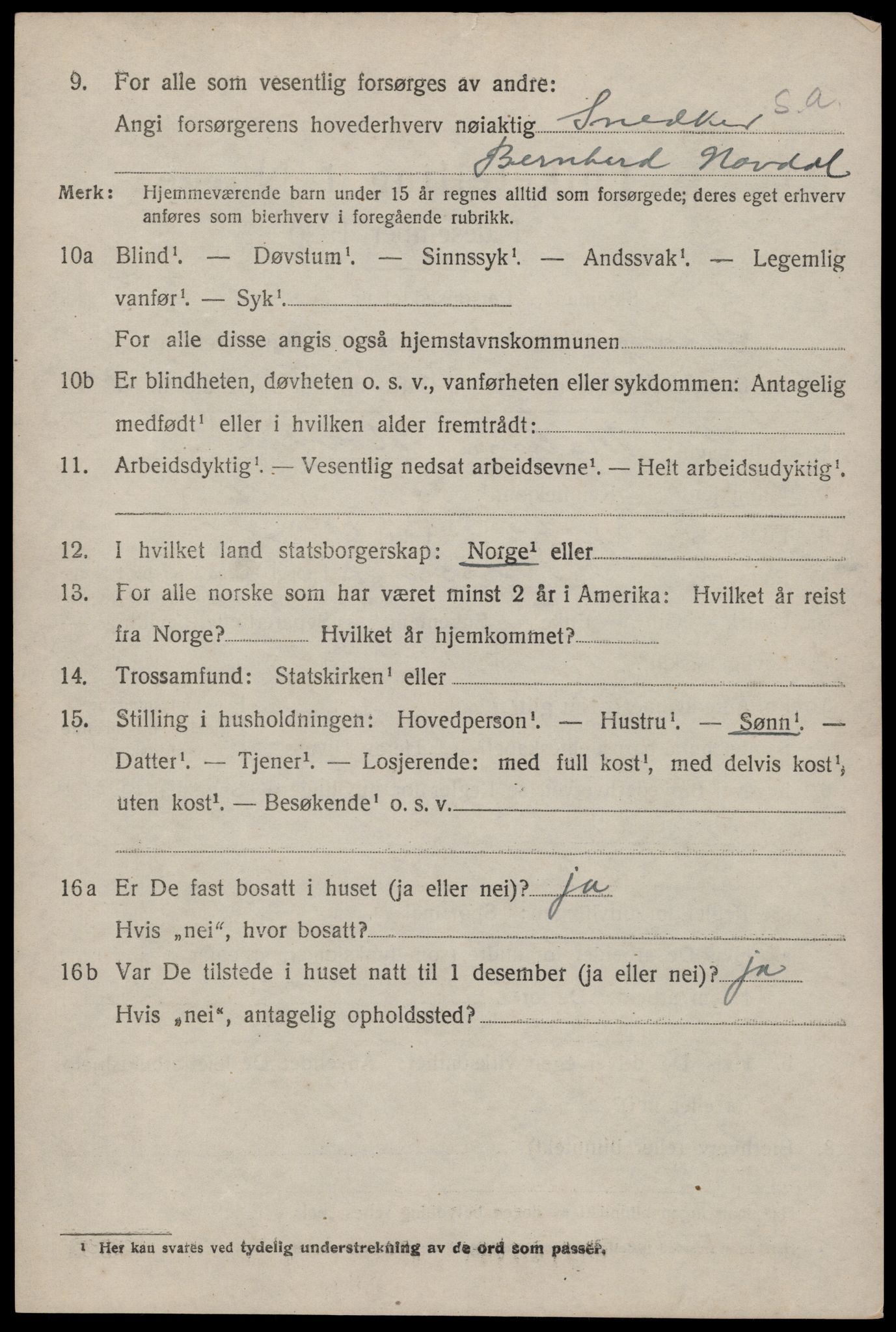 SAST, Folketelling 1920 for 1148 Stangaland herred, 1920, s. 2794