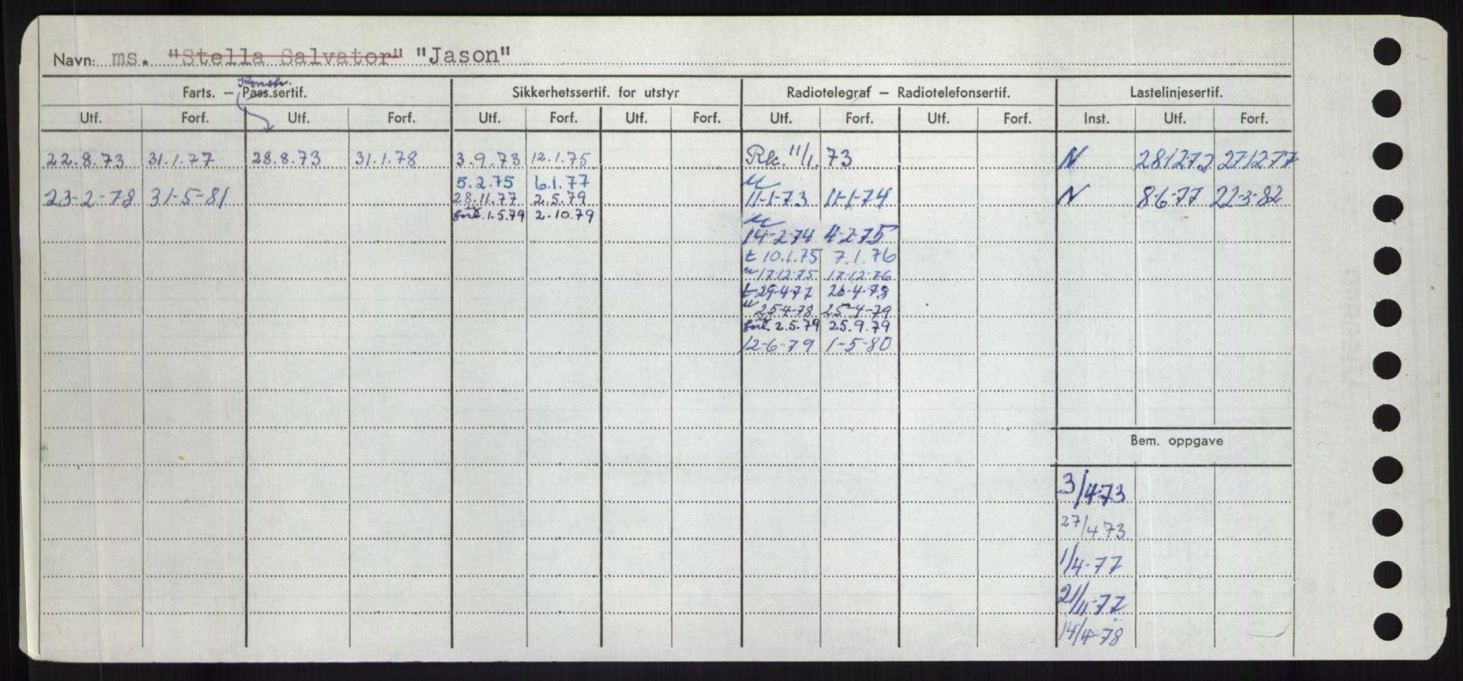 Sjøfartsdirektoratet med forløpere, Skipsmålingen, RA/S-1627/H/Hd/L0019: Fartøy, J, s. 298