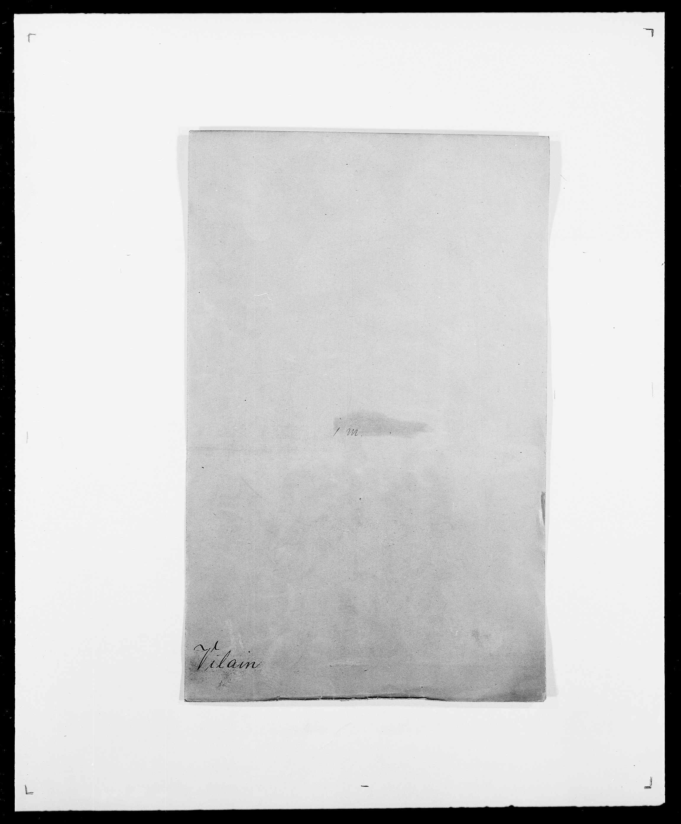 Delgobe, Charles Antoine - samling, AV/SAO-PAO-0038/D/Da/L0042: Vilain - Wulf, Wulff, se også Wolf, s. 1
