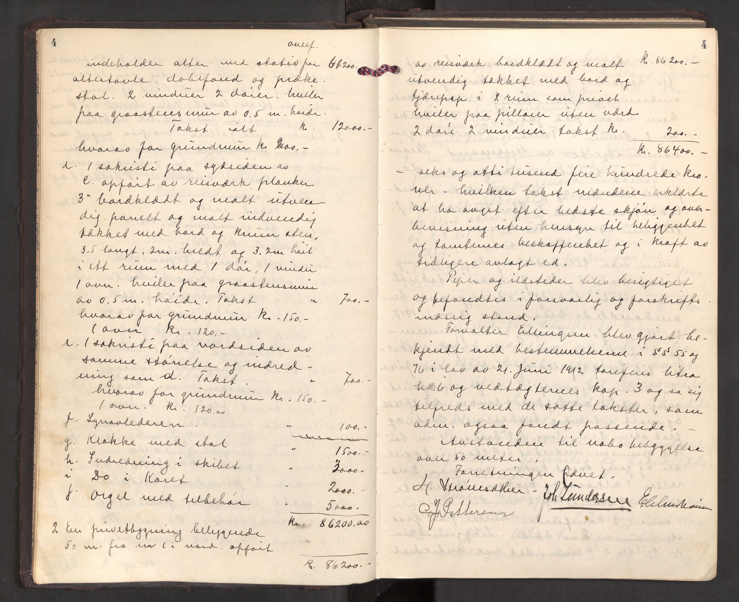 Norges brannkasse, branntakster Tune, AV/SAO-A-11375/F/Fa/L0007: Branntakstprotokoll, 1917-1919
