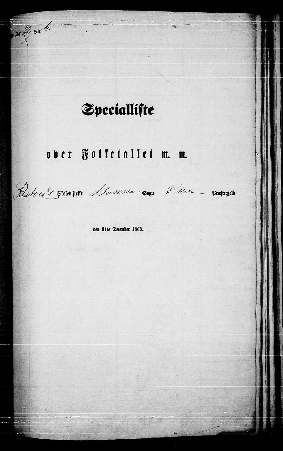RA, Folketelling 1865 for 0624P Eiker prestegjeld, 1865, s. 427