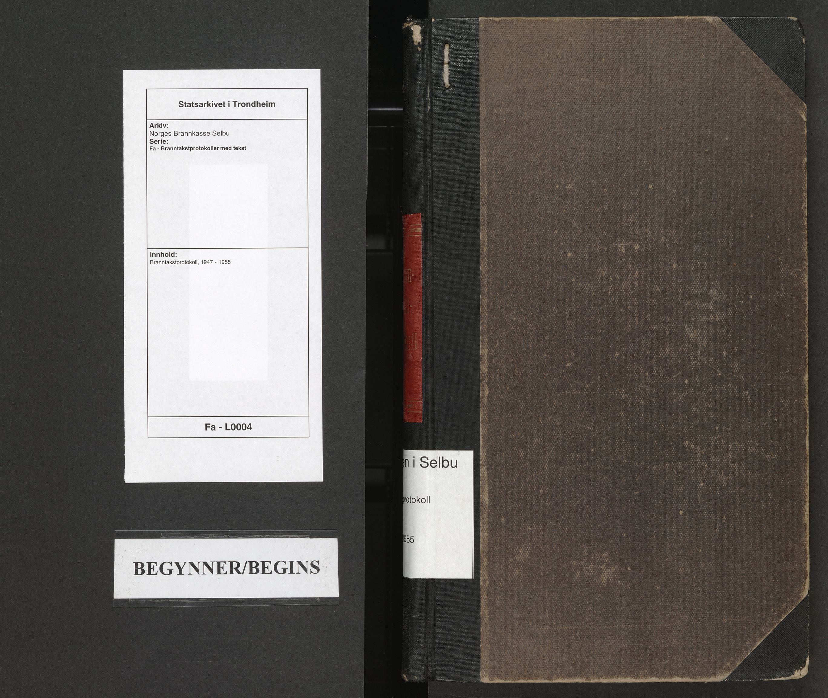 Norges Brannkasse Selbu, SAT/A-5539/Fa/L0004: Branntakstprotokoll, 1947-1955