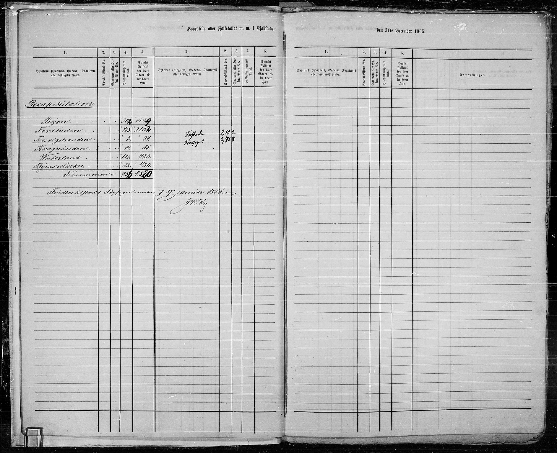 RA, Folketelling 1865 for 0103B Fredrikstad prestegjeld, Fredrikstad kjøpstad, 1865, s. 10