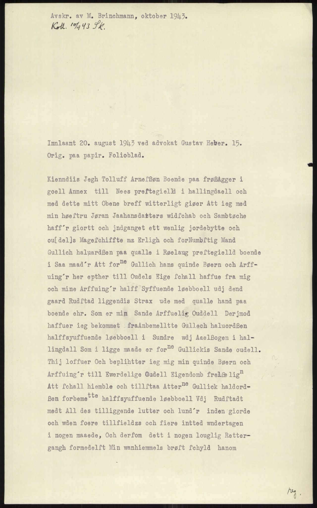 Samlinger til kildeutgivelse, Diplomavskriftsamlingen, RA/EA-4053/H/Ha, s. 1937