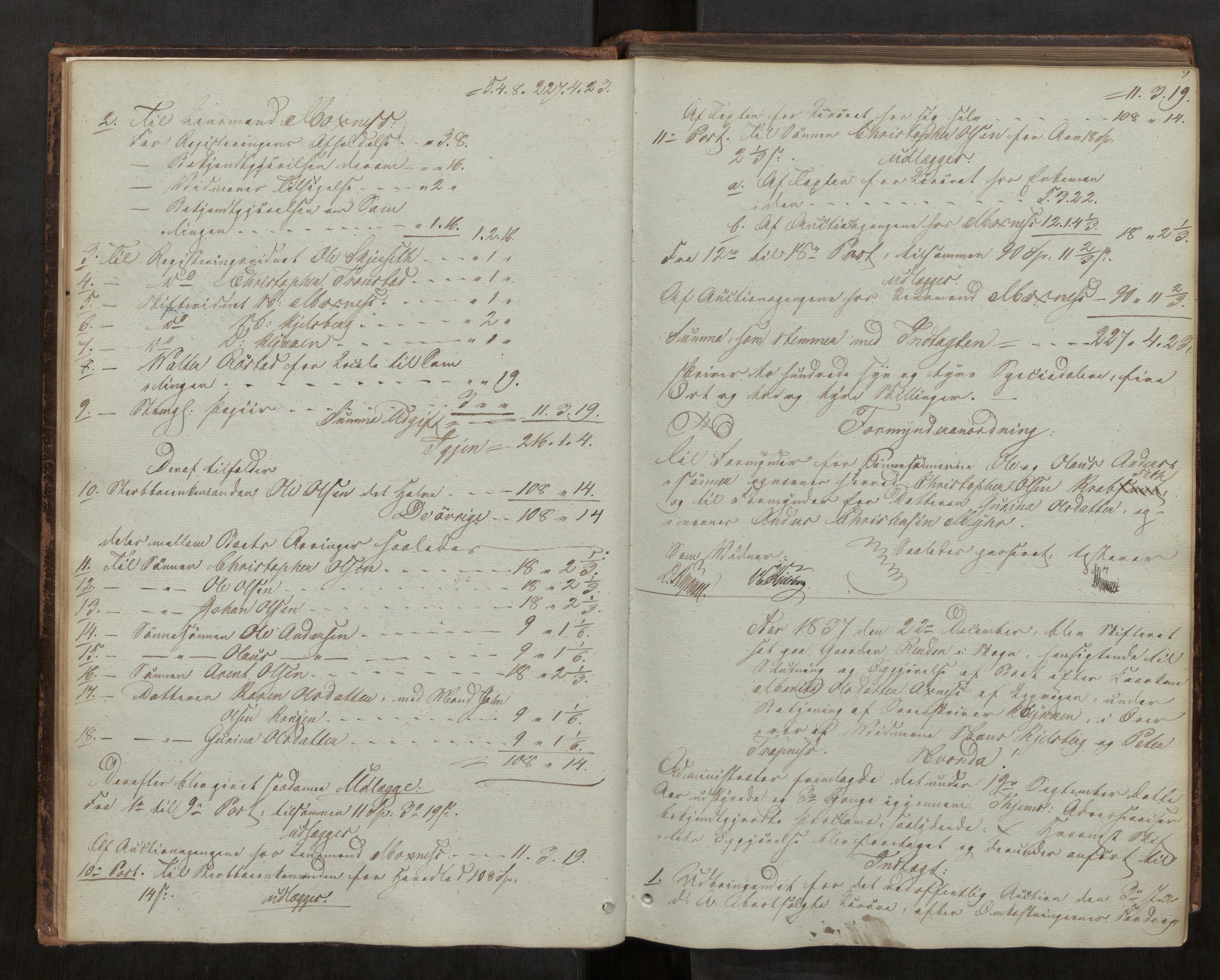 Stjør- og Verdal sorenskriveri, AV/SAT-A-4167/1/3/3A/L0033: Skifteprotokoll 28, 1836-1853, s. 9