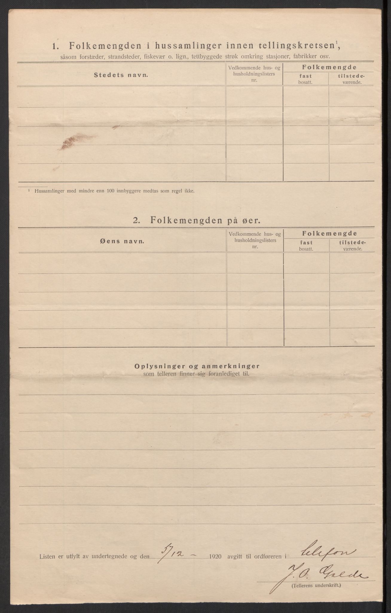 SAH, Folketelling 1920 for 0514 Lom herred, 1920, s. 34