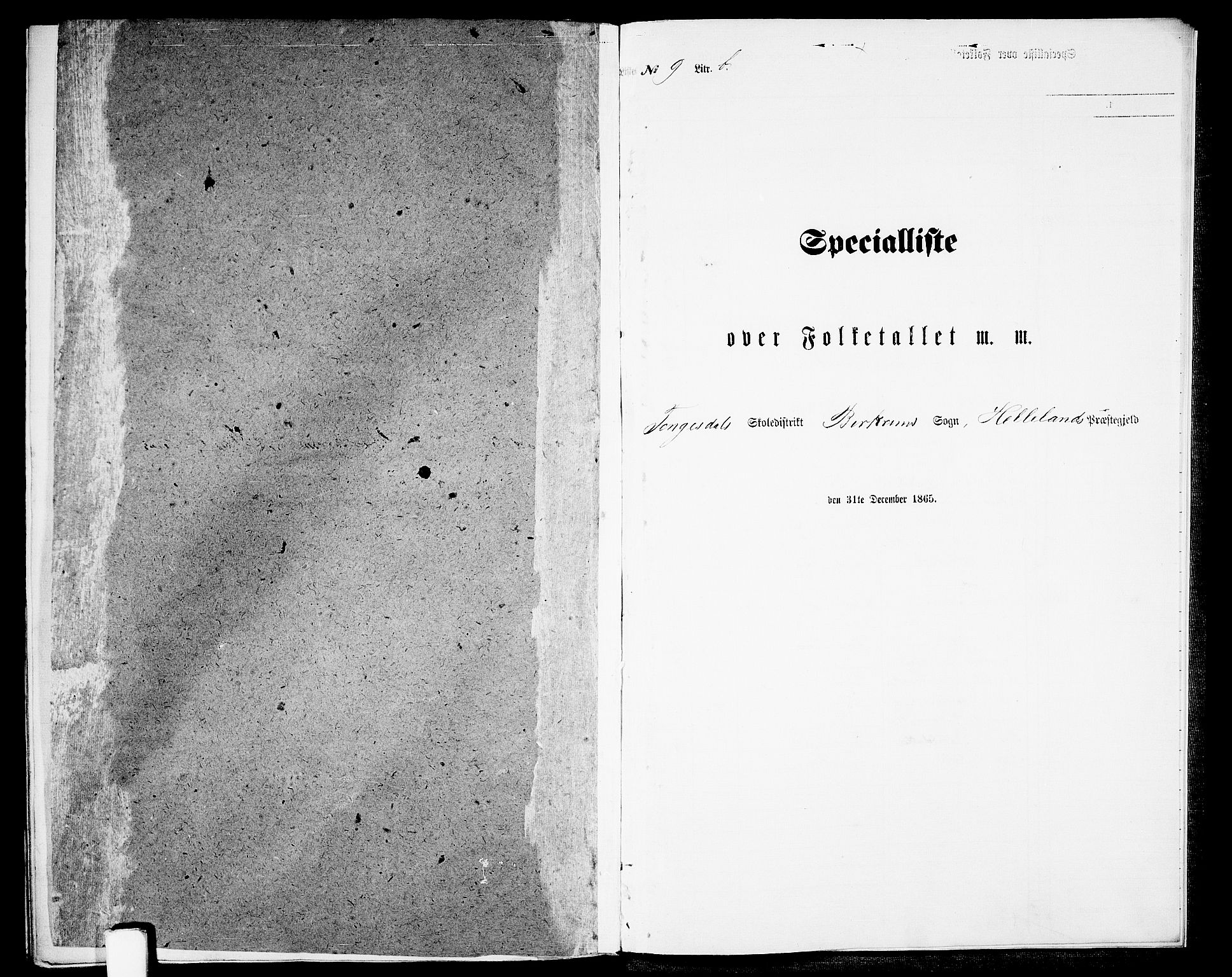 RA, Folketelling 1865 for 1115P Helleland prestegjeld, 1865, s. 142
