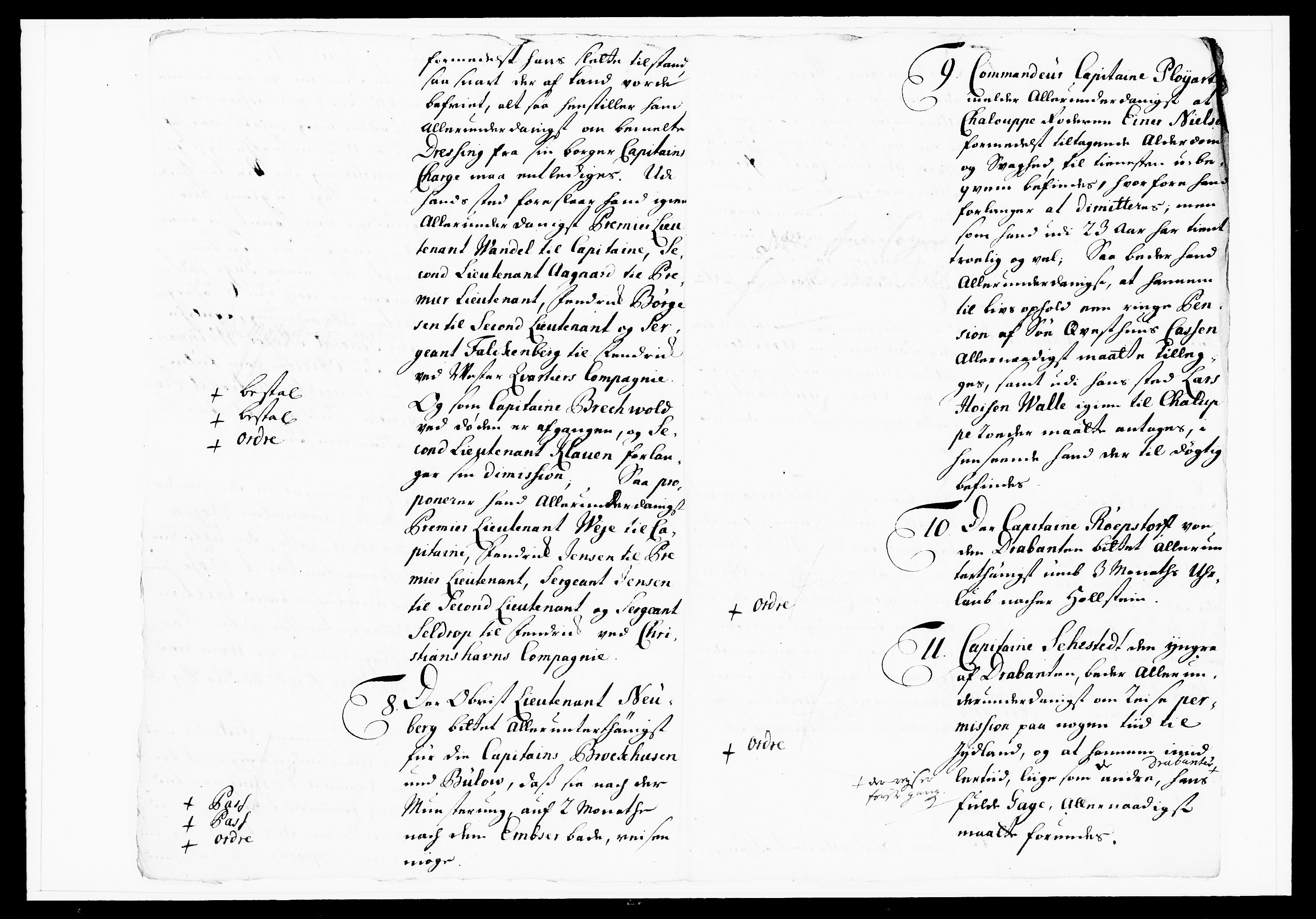 Krigskollegiet, Krigskancelliet, DRA/A-0006/-/1108-1113: Refererede sager, 1733, s. 115