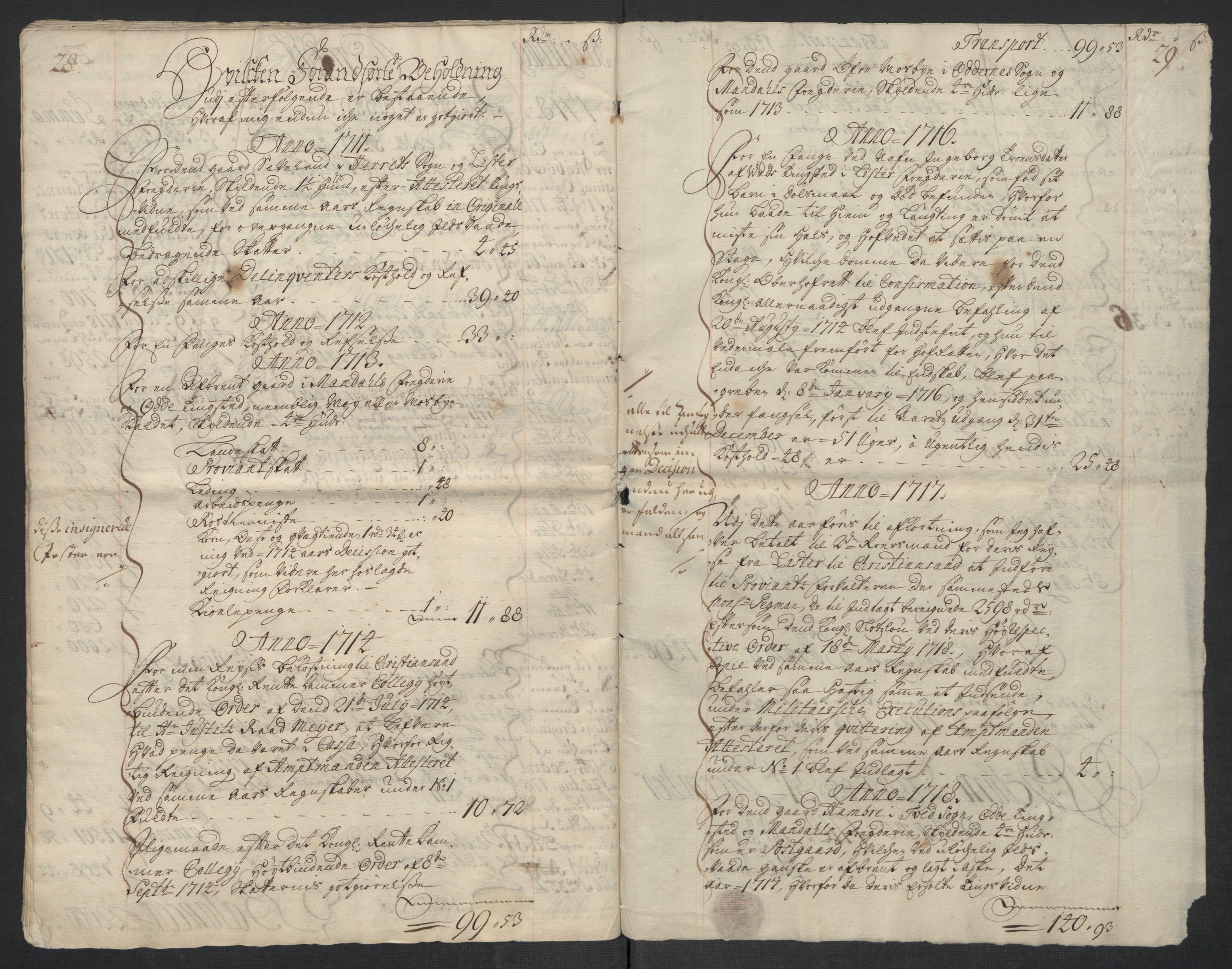 Rentekammeret inntil 1814, Reviderte regnskaper, Fogderegnskap, AV/RA-EA-4092/R43/L2563: Fogderegnskap Lista og Mandal, 1718, s. 17