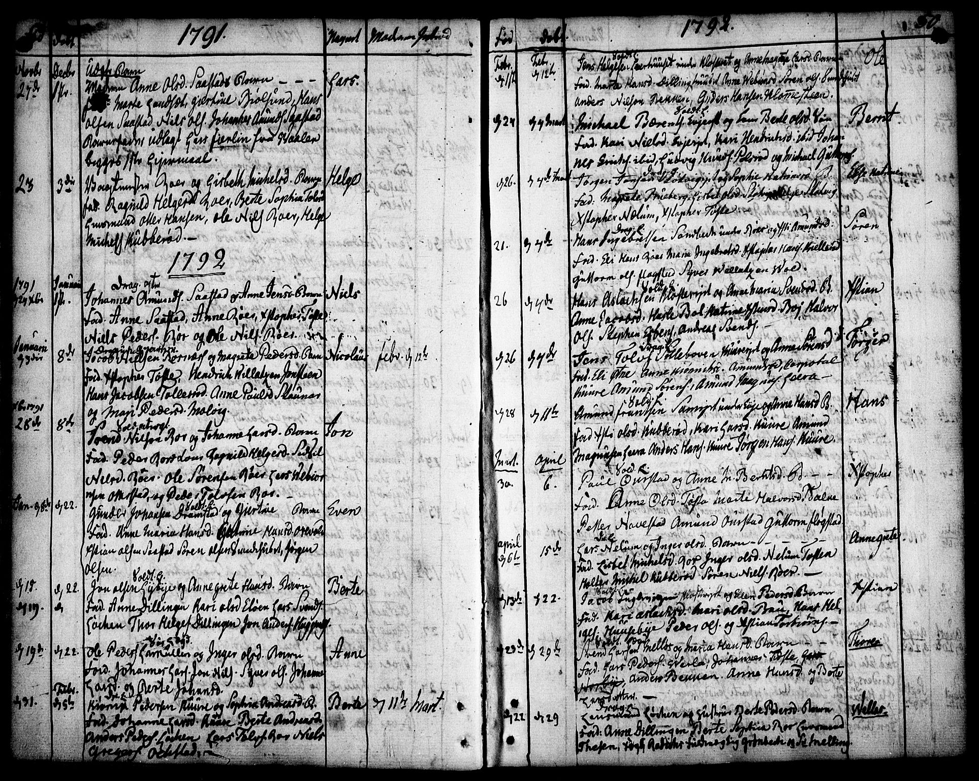 Rygge prestekontor Kirkebøker, AV/SAO-A-10084b/F/Fa/L0002: Ministerialbok nr. 2, 1771-1814, s. 50