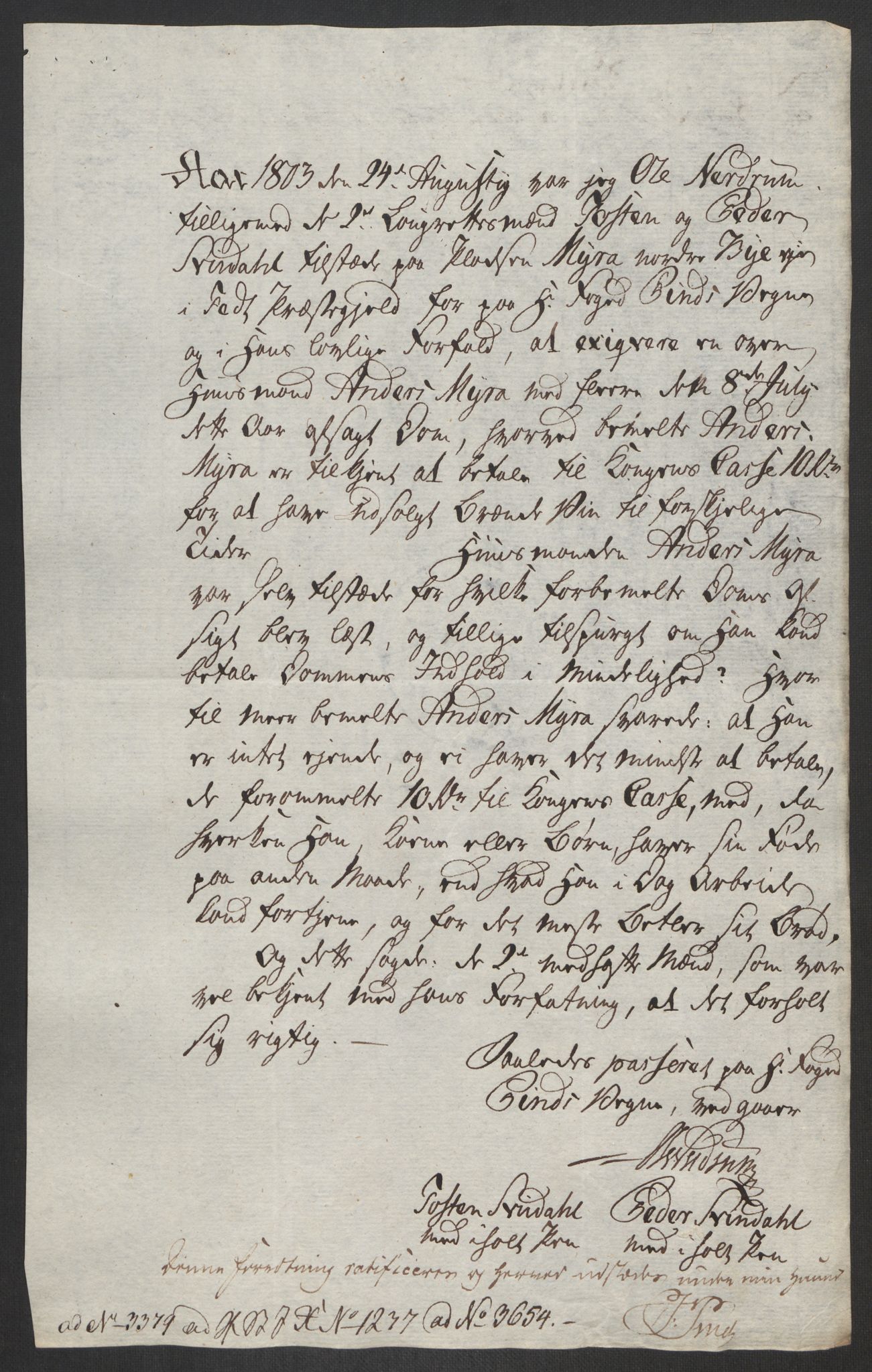 Rentekammeret inntil 1814, Reviderte regnskaper, Fogderegnskap, AV/RA-EA-4092/R11/L0679: Fogderegnskap Nedre Romerike, 1803, s. 179