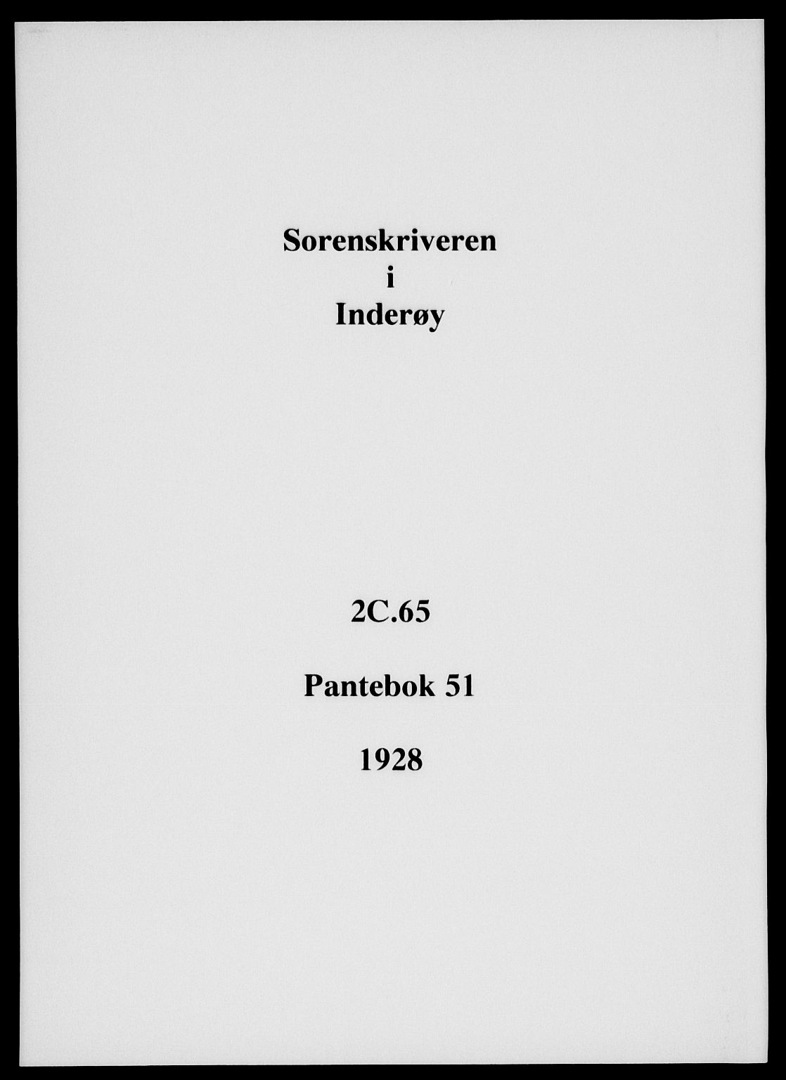 Inderøy sorenskriveri, SAT/A-4147/1/2/2C/L0065: Pantebok nr. 51, 1928-1928