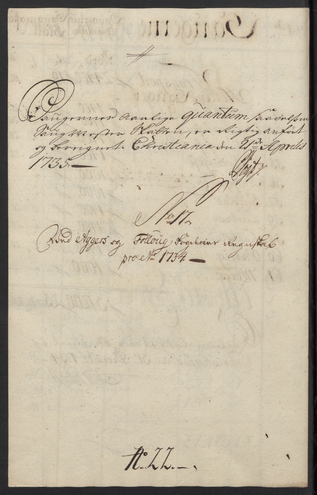 Rentekammeret inntil 1814, Reviderte regnskaper, Fogderegnskap, RA/EA-4092/R10/L0473: Fogderegnskap Aker og Follo, 1734, s. 90
