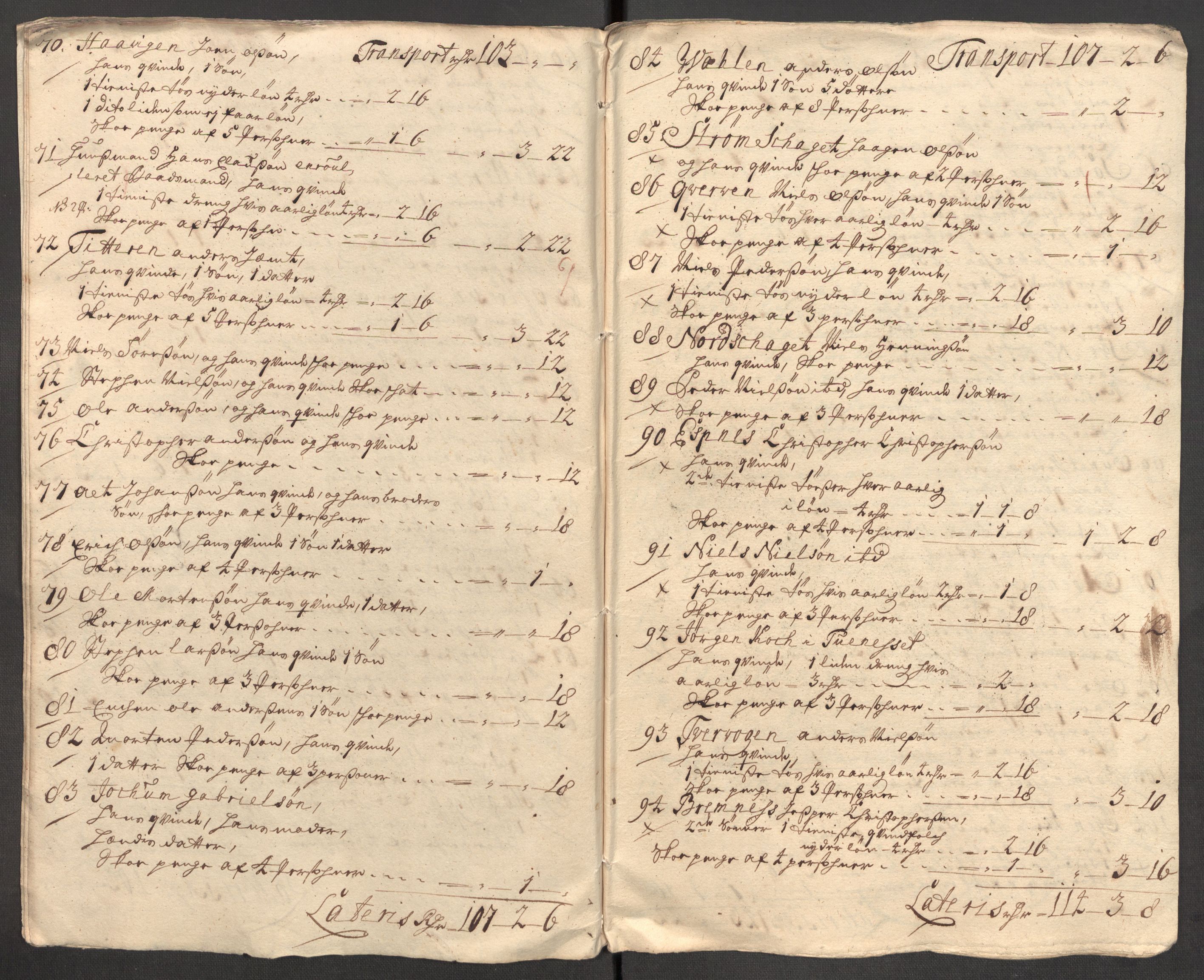 Rentekammeret inntil 1814, Reviderte regnskaper, Fogderegnskap, RA/EA-4092/R57/L3860: Fogderegnskap Fosen, 1711, s. 314