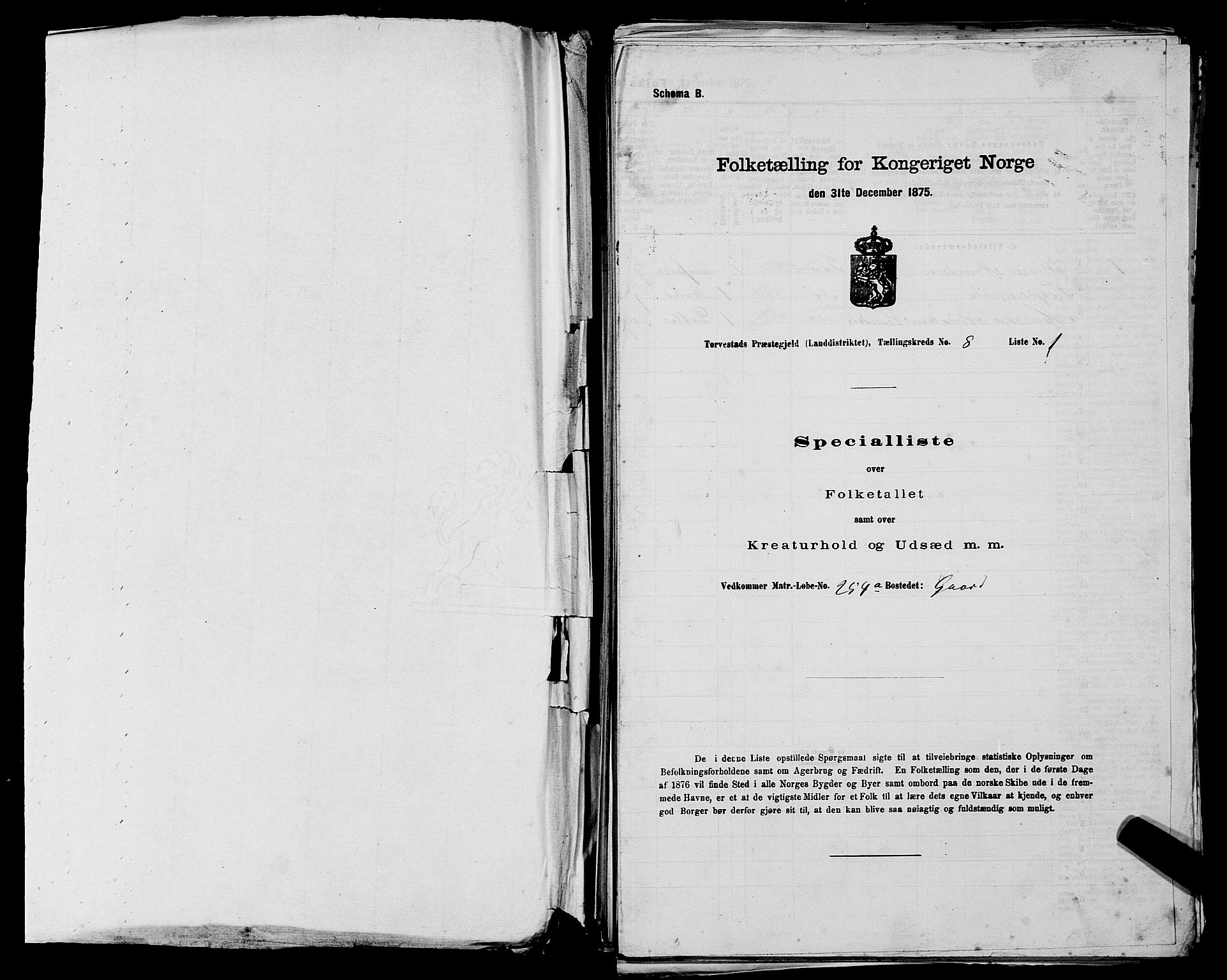 SAST, Folketelling 1875 for 1152L Torvastad prestegjeld, Torvastad sokn, Skåre sokn og Utsira sokn, 1875, s. 982