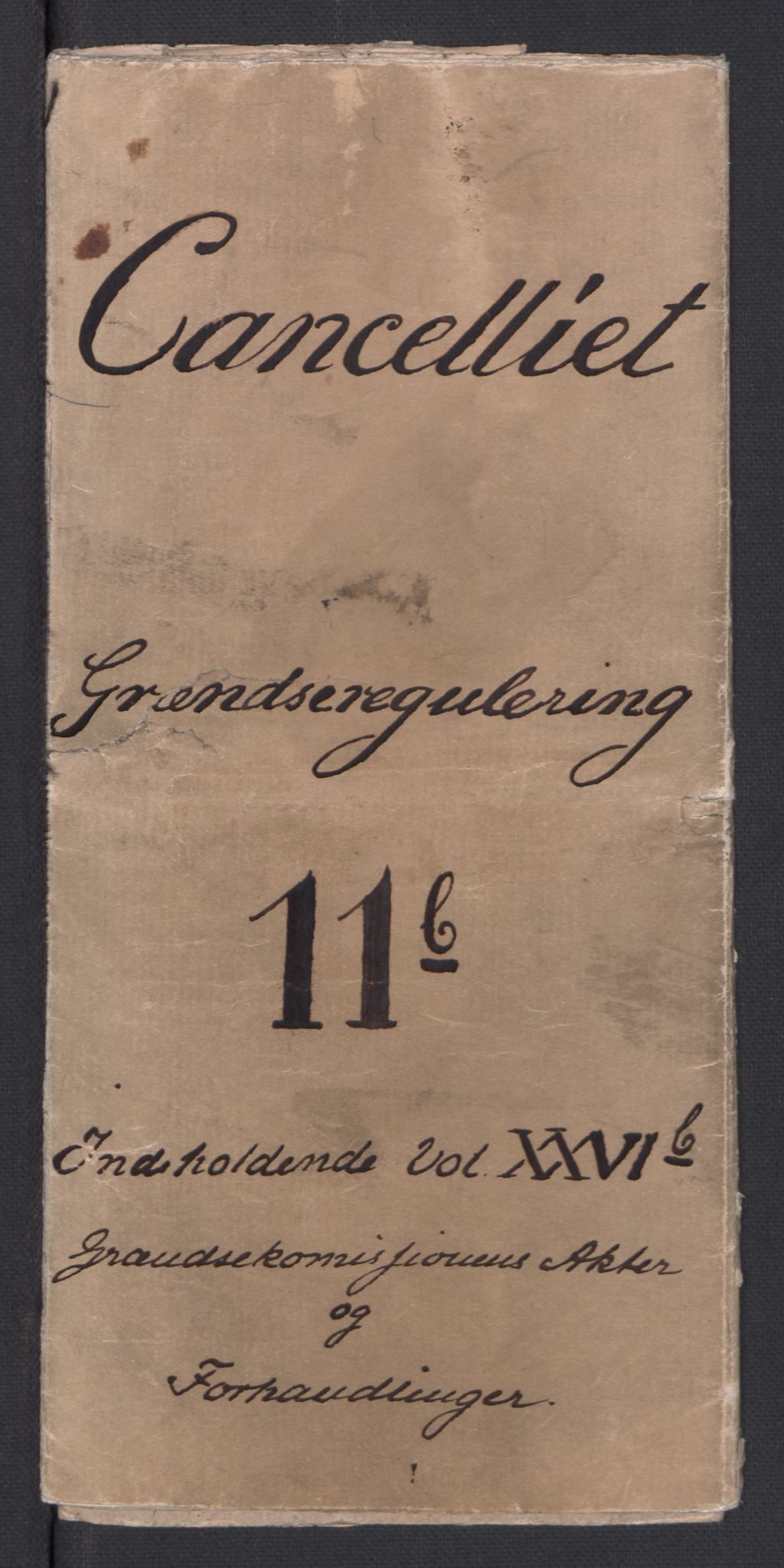 Danske Kanselli, Grensearkivet, AV/RA-EA-4062/F/L0011b: Volum XXVIb, 1744