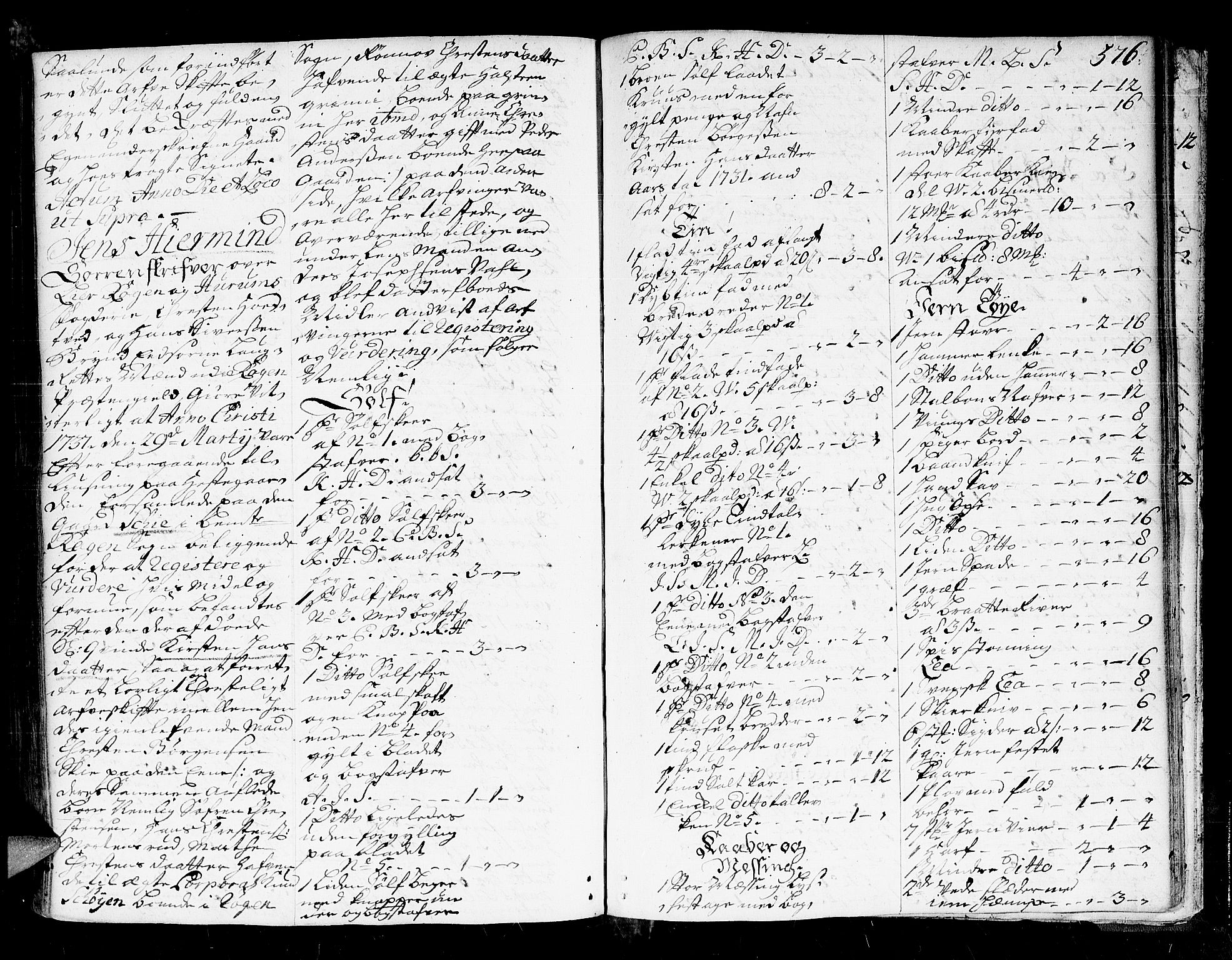 Lier, Røyken og Hurum sorenskriveri, AV/SAKO-A-89/H/Hc/L0003: Skifteprotokoll, 1717-1737, s. 575b-576a