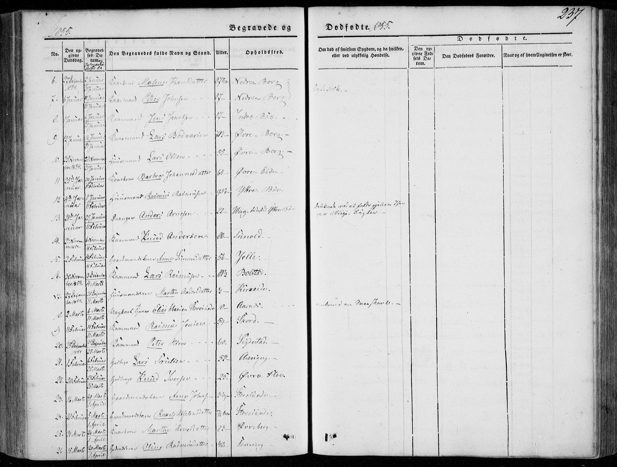 Stryn Sokneprestembete, AV/SAB-A-82501: Ministerialbok nr. A 2, 1844-1861, s. 237