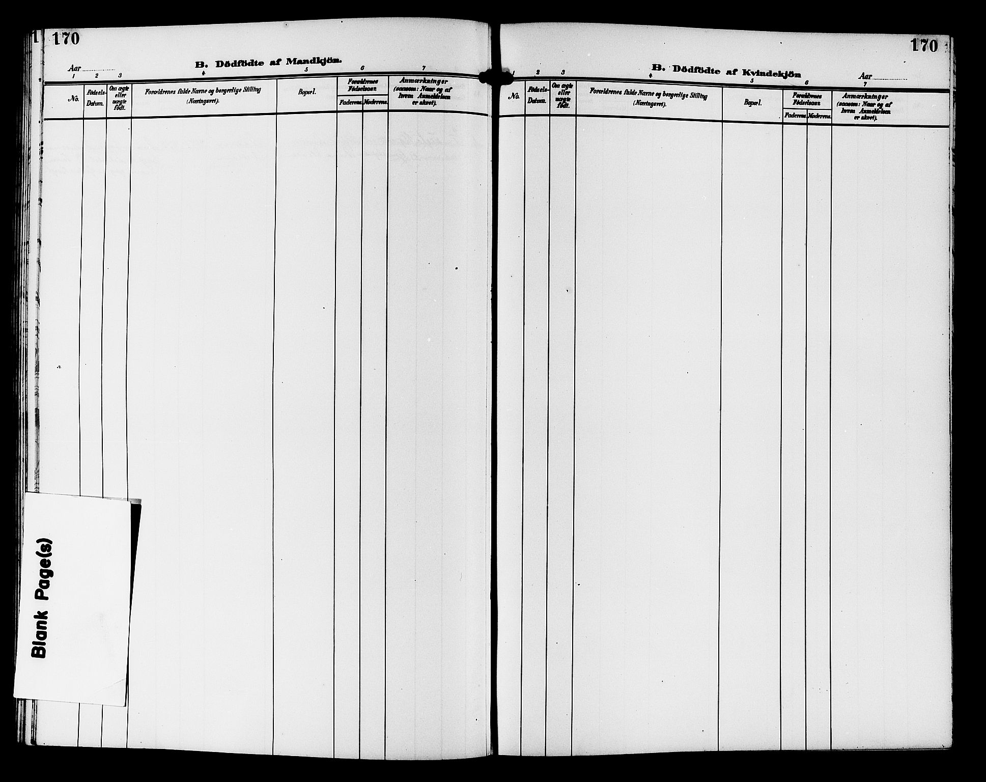 Nedre Eiker kirkebøker, AV/SAKO-A-612/G/Ga/L0004: Klokkerbok nr. 4, 1905-1912, s. 170