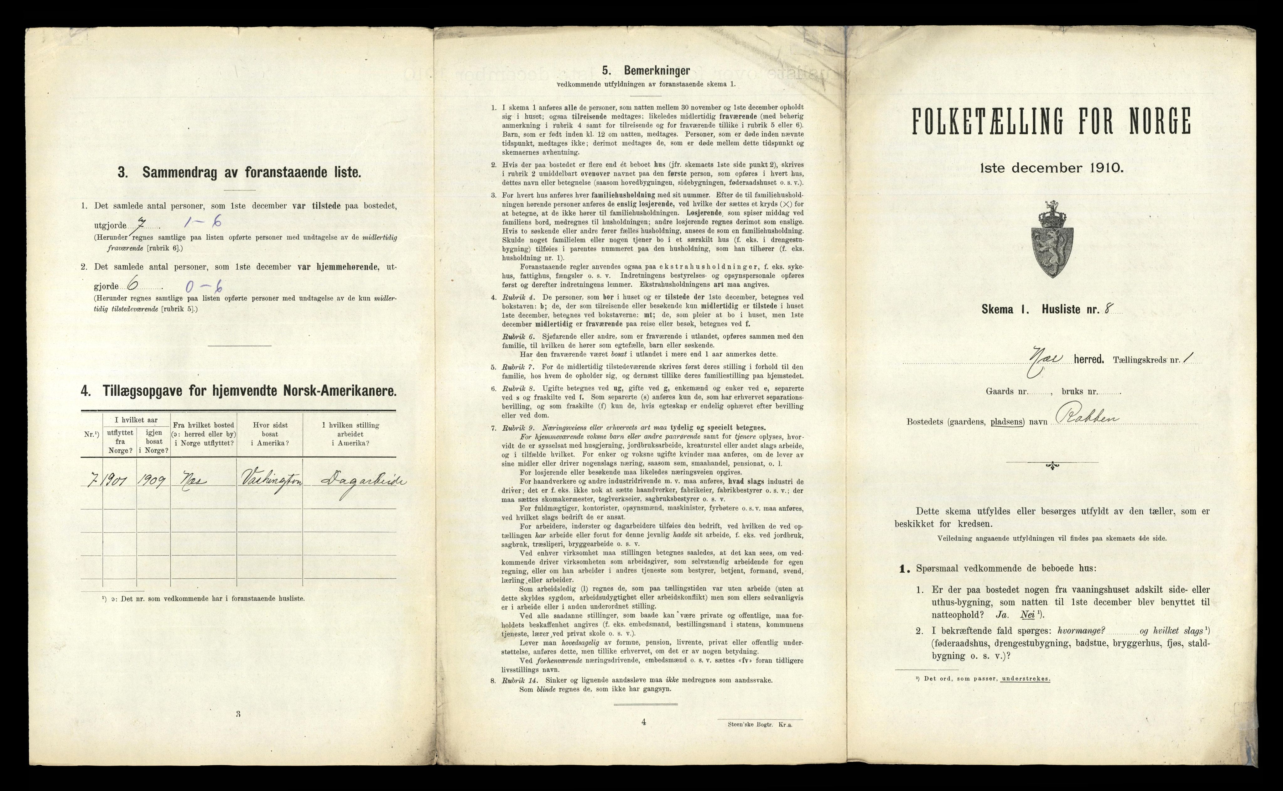 RA, Folketelling 1910 for 1628 Nes herred, 1910, s. 31