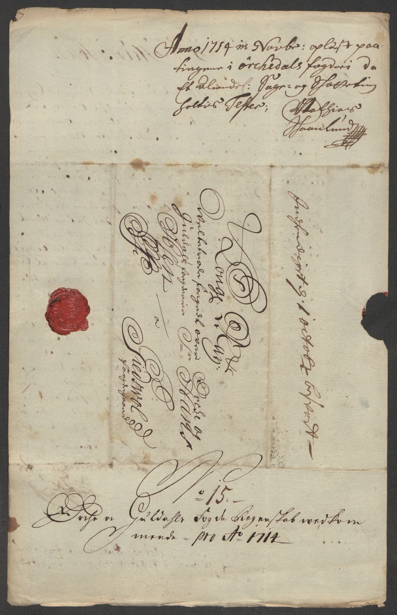 Rentekammeret inntil 1814, Reviderte regnskaper, Fogderegnskap, AV/RA-EA-4092/R60/L3965: Fogderegnskap Orkdal og Gauldal, 1714, s. 150