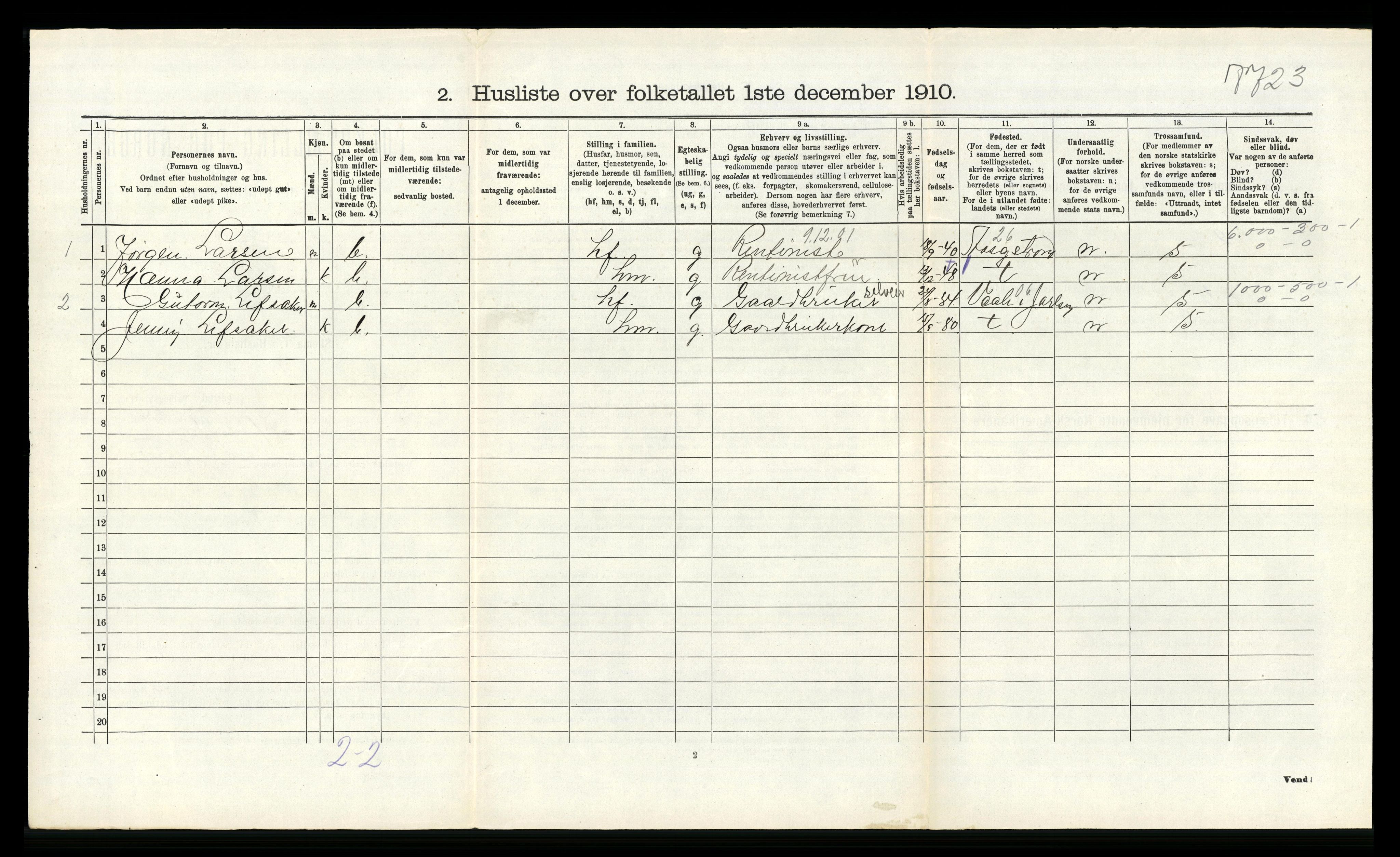 RA, Folketelling 1910 for 0721 Sem herred, 1910, s. 771