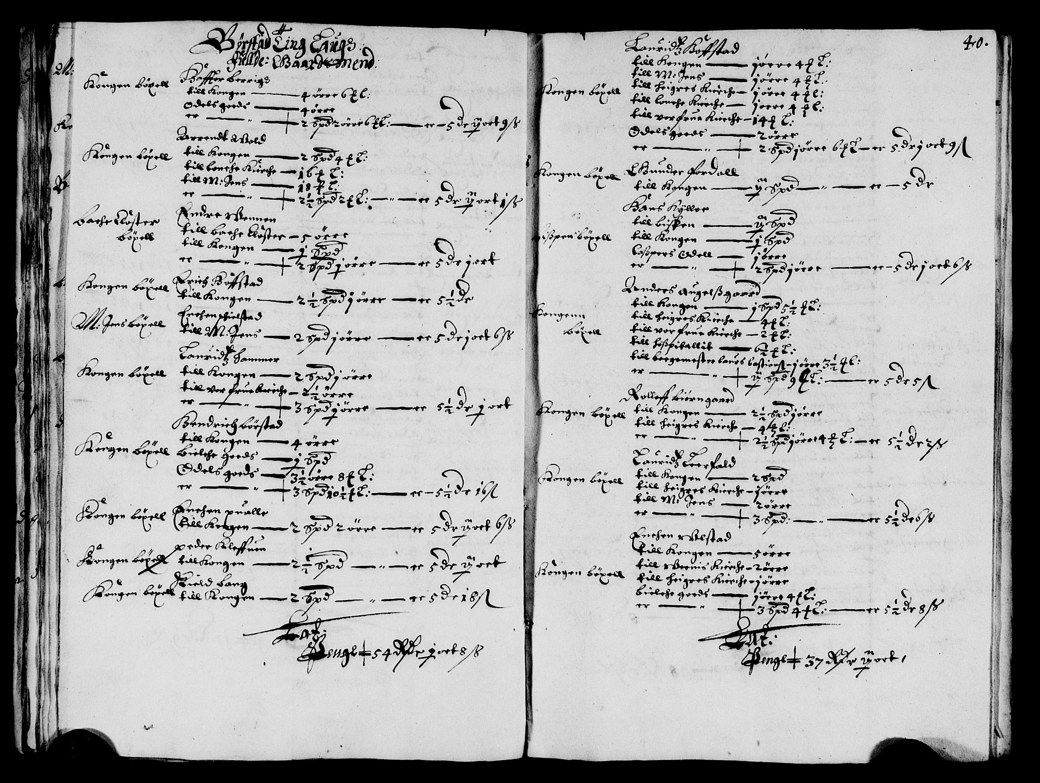 Rentekammeret inntil 1814, Reviderte regnskaper, Lensregnskaper, AV/RA-EA-5023/R/Rb/Rbw/L0127: Trondheim len, 1656-1657