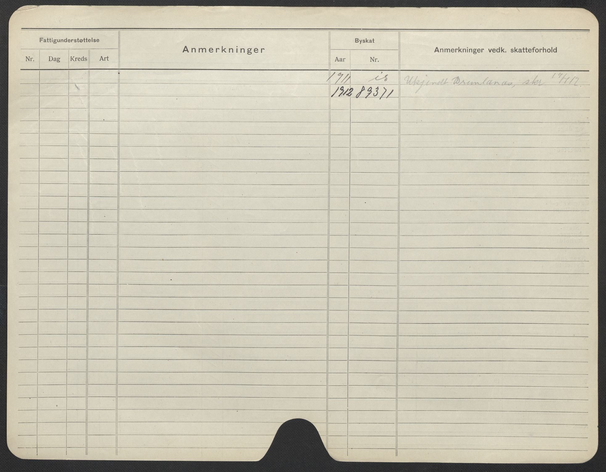 Oslo folkeregister, Registerkort, SAO/A-11715/F/Fa/Fac/L0022: Kvinner, 1906-1914, s. 777b