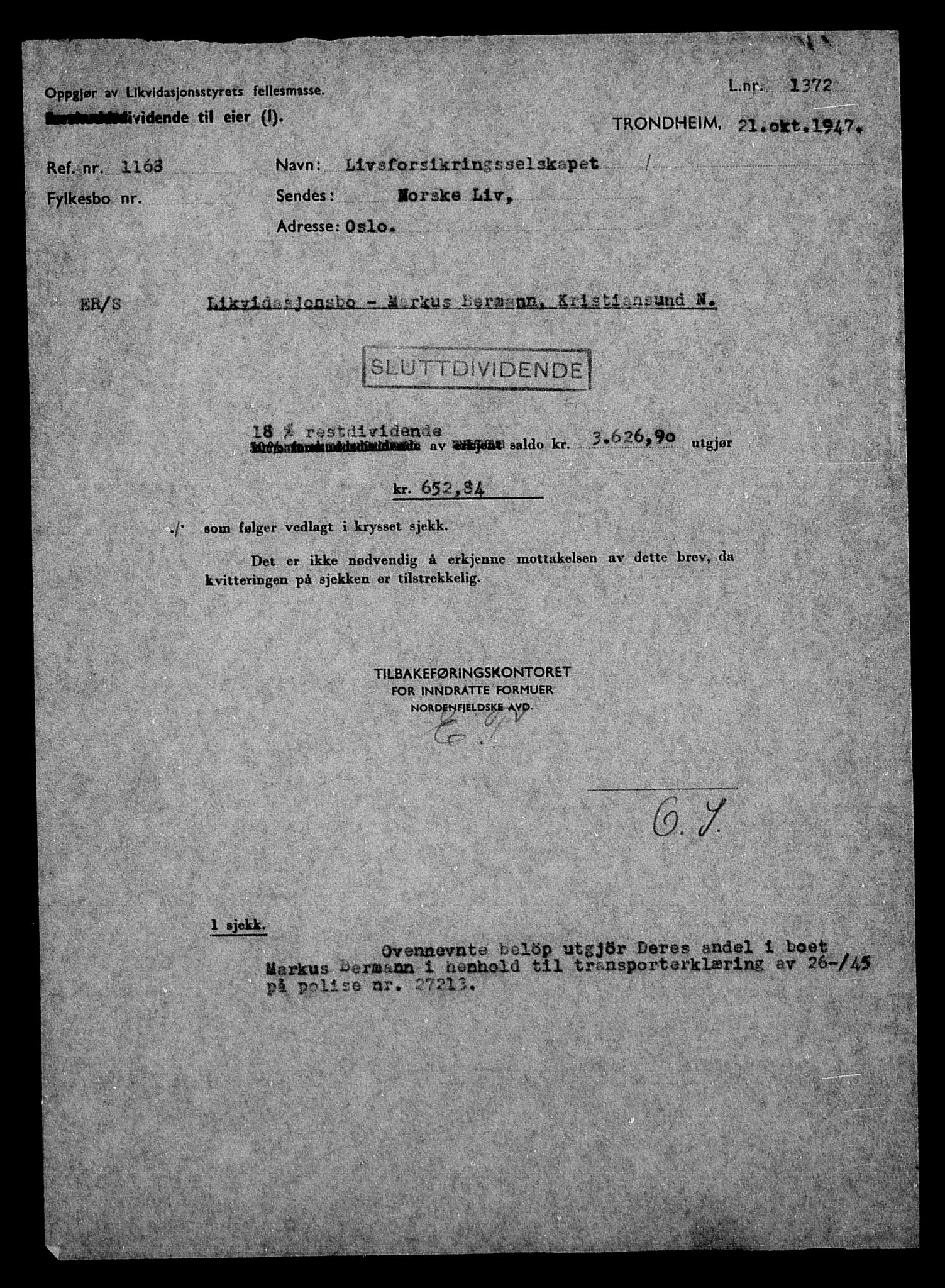 Justisdepartementet, Tilbakeføringskontoret for inndratte formuer, RA/S-1564/H/Hc/Hcb/L0910: --, 1945-1947, s. 204