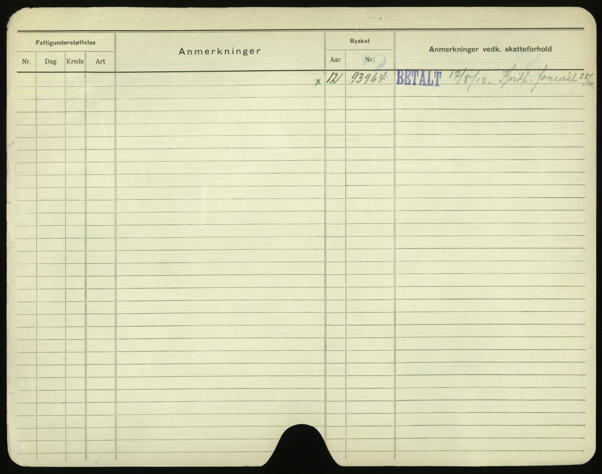 Oslo folkeregister, Registerkort, SAO/A-11715/F/Fa/Fac/L0001: Menn, 1906-1914, s. 301b