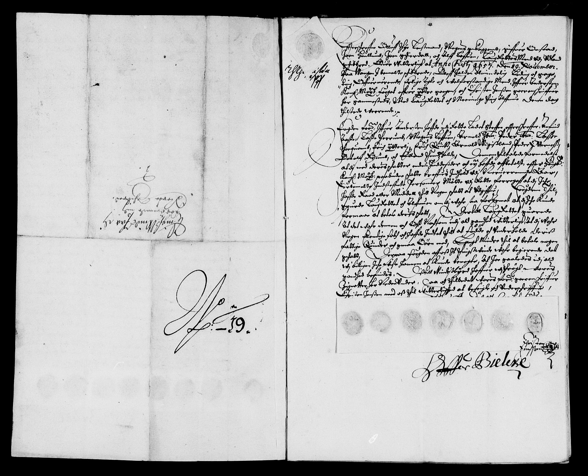 Rentekammeret inntil 1814, Reviderte regnskaper, Lensregnskaper, AV/RA-EA-5023/R/Rb/Rbt/L0138: Bergenhus len, 1657-1658