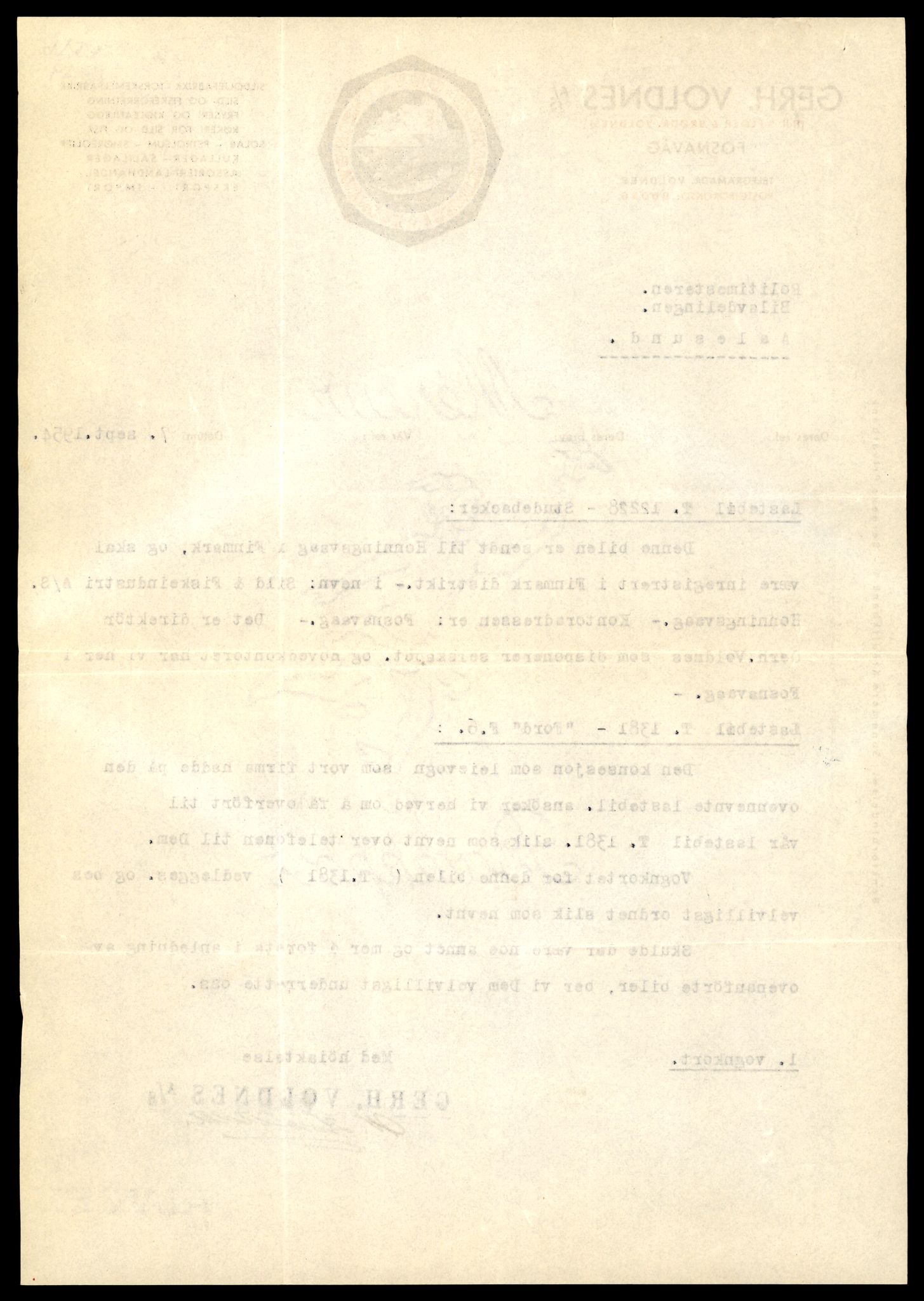 Møre og Romsdal vegkontor - Ålesund trafikkstasjon, AV/SAT-A-4099/F/Fe/L0033: Registreringskort for kjøretøy T 12151 - T 12474, 1927-1998, s. 1996