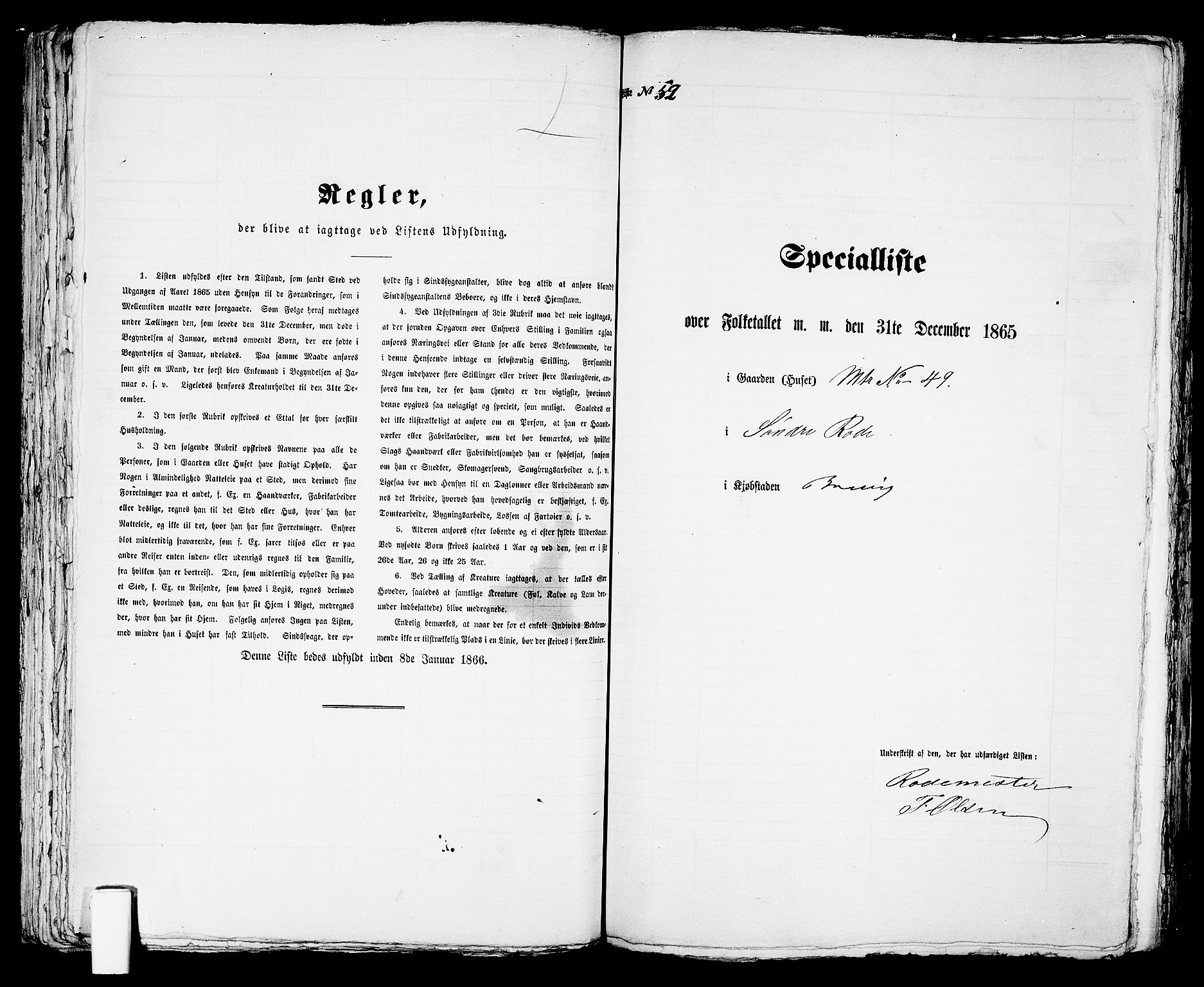 RA, Folketelling 1865 for 0804P Brevik prestegjeld, 1865, s. 481