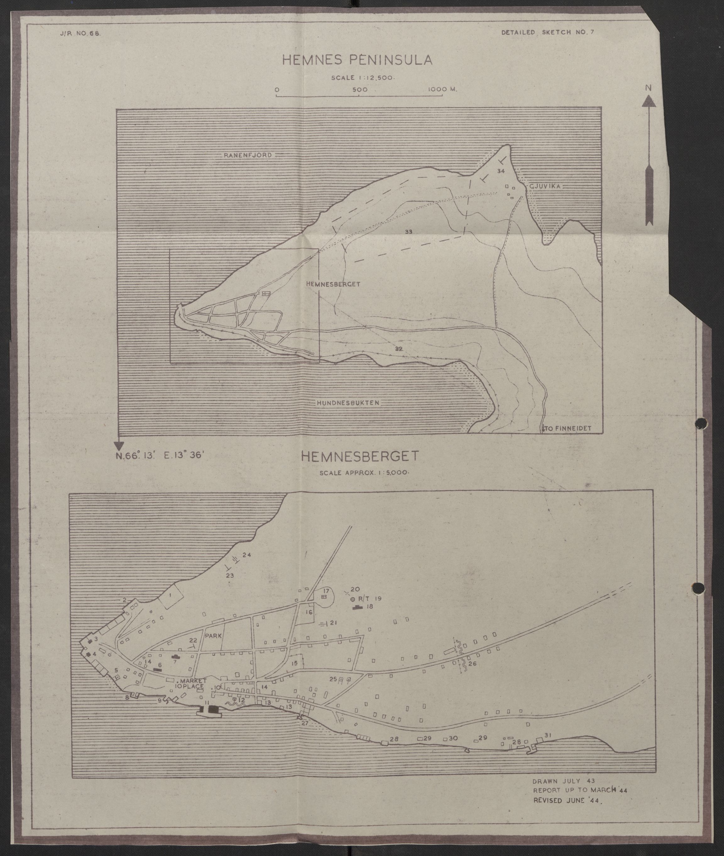 Forsvaret, Forsvarets overkommando II, AV/RA-RAFA-3915/D/Dd/L0012: Nordland II, 1942-1944, s. 105