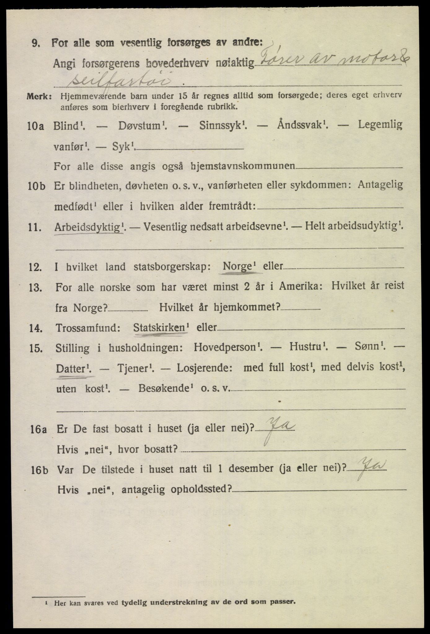 SAK, Folketelling 1920 for 1042 Hidra herred, 1920, s. 4077