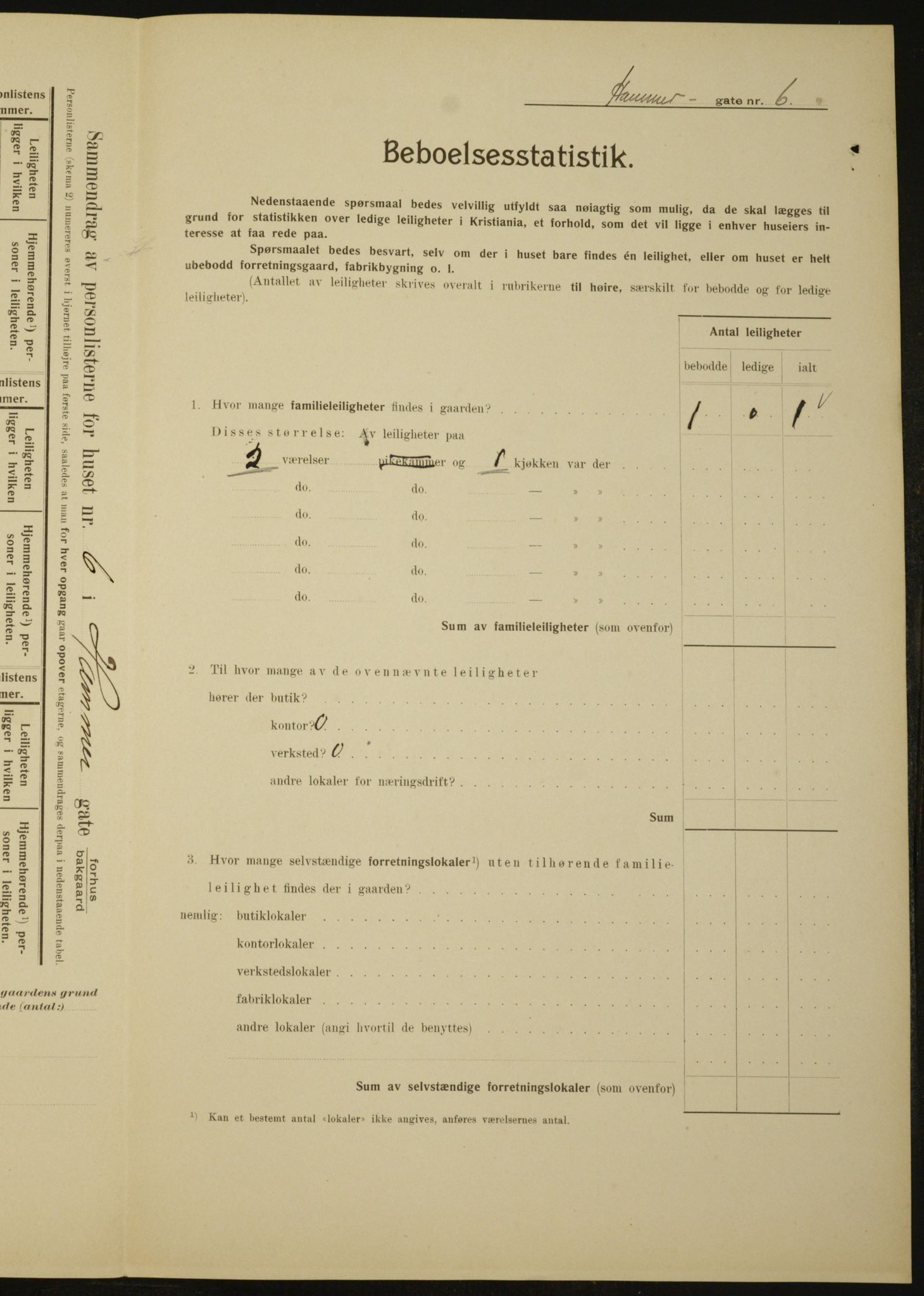 OBA, Kommunal folketelling 1.2.1910 for Kristiania, 1910, s. 32210