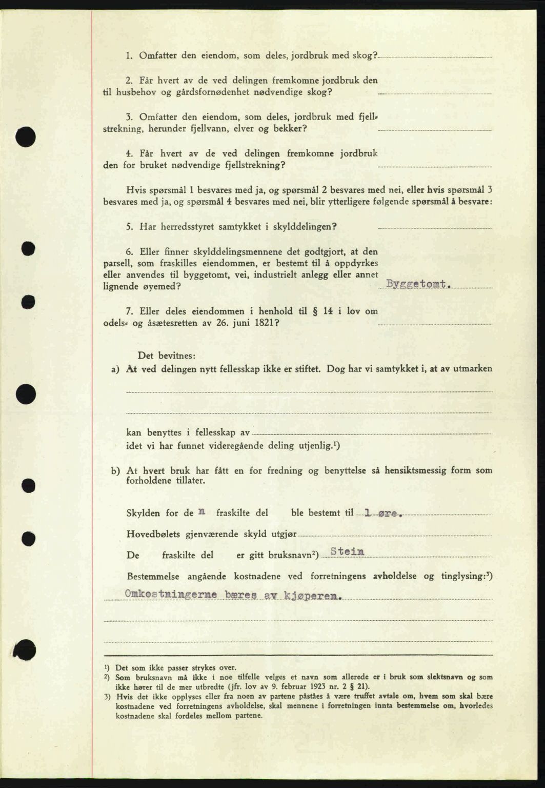 Tønsberg sorenskriveri, AV/SAKO-A-130/G/Ga/Gaa/L0014: Pantebok nr. A14, 1943-1944, Dagboknr: 2722/1943