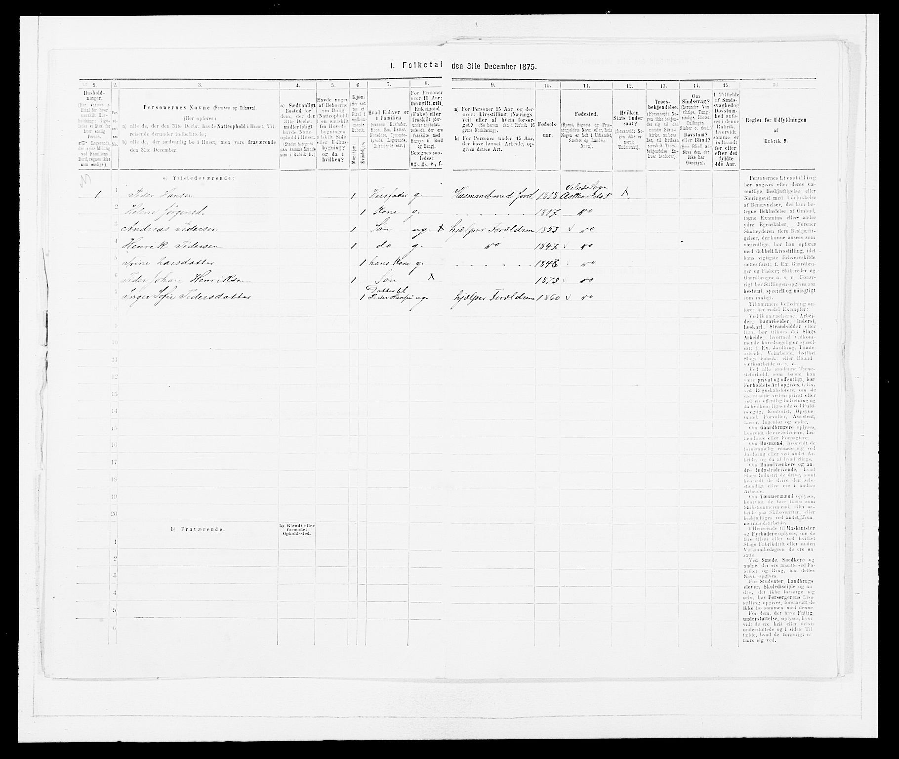 SAB, Folketelling 1875 for 1428P Askvoll prestegjeld, 1875, s. 908