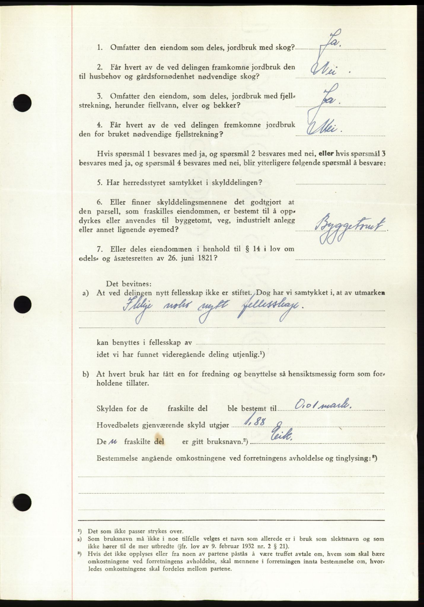 Søre Sunnmøre sorenskriveri, AV/SAT-A-4122/1/2/2C/L0081: Pantebok nr. 7A, 1947-1948, Dagboknr: 1681/1947