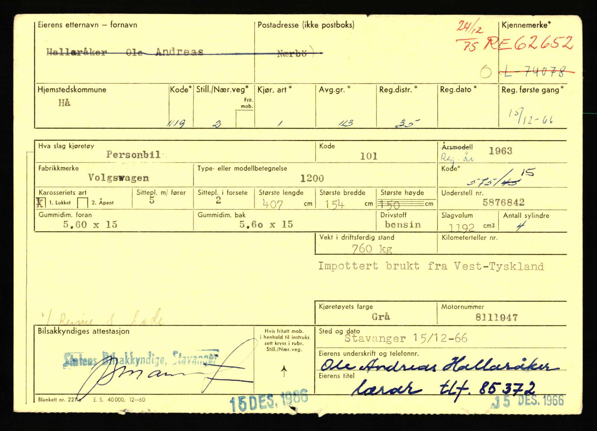 Stavanger trafikkstasjon, AV/SAST-A-101942/0/F/L0067: L-71600 - L-74999, 1930-1971, s. 1656