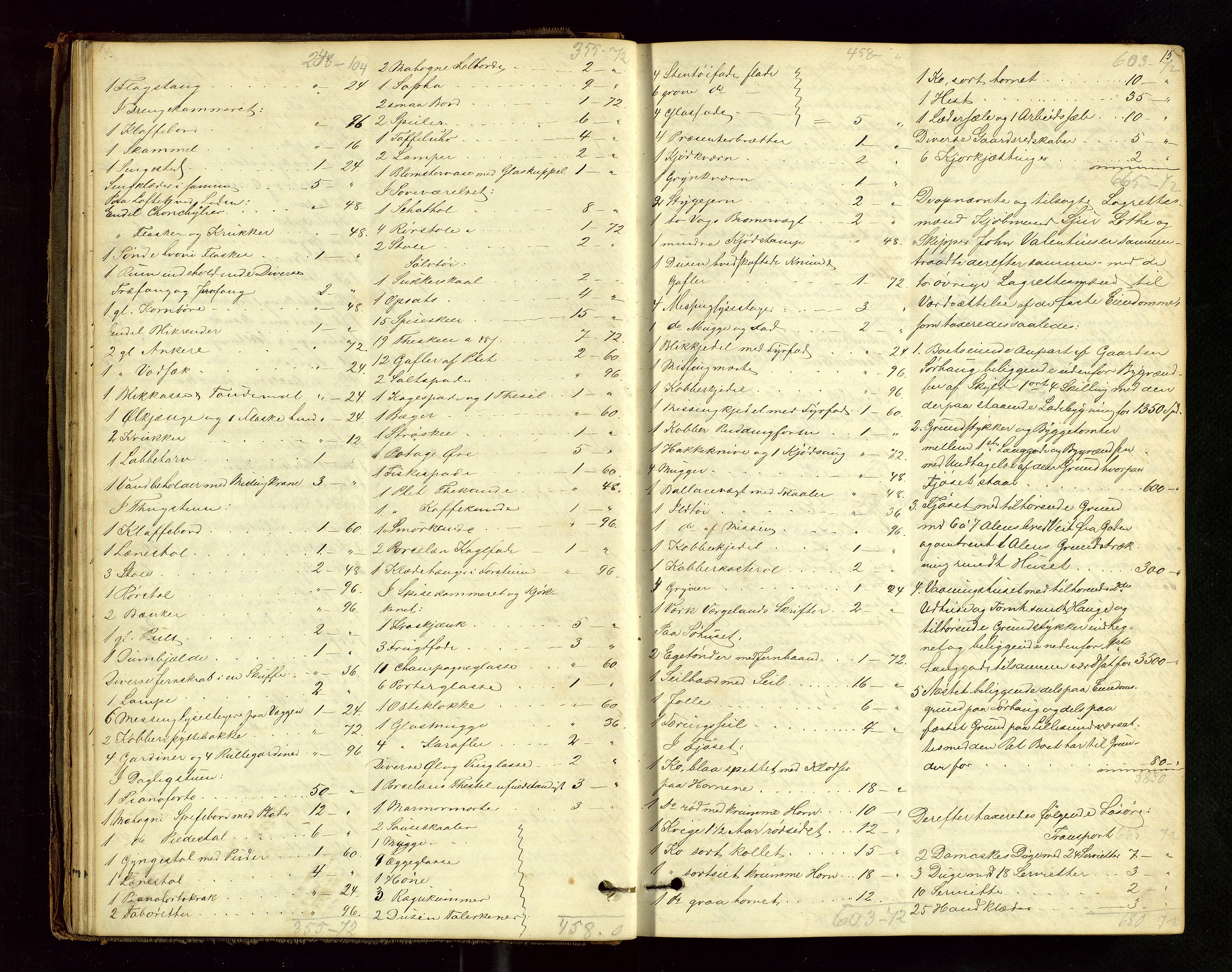 Haugesund tingrett, AV/SAST-A-101415/01/IV/IVB/L0001: Skifteregistreringsprotokoll, 1867-1879, s. 14b-15a