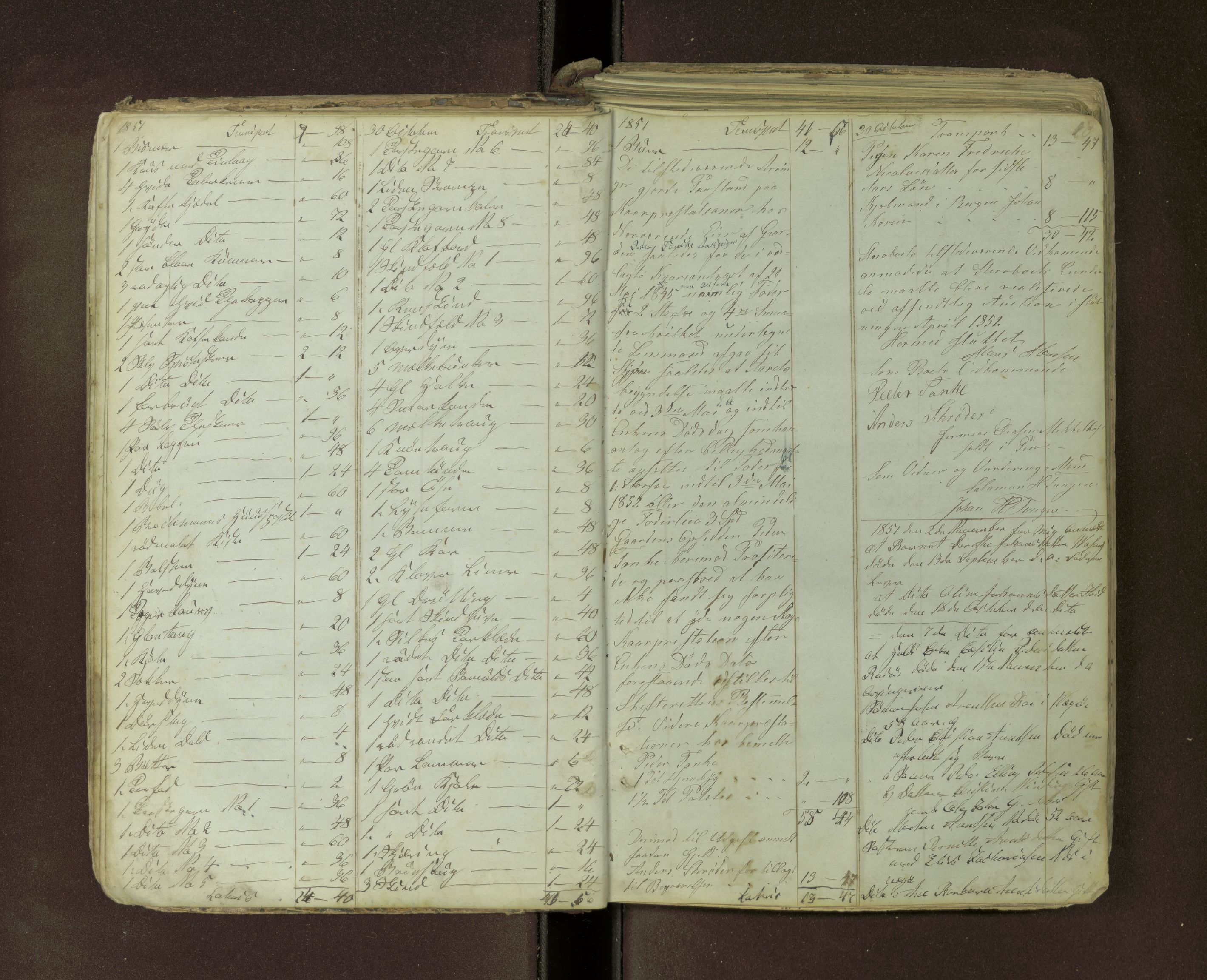 Tjøtta lensmannskontor, AV/SAT-A-5712/1/02/L0002: 2.02.01 - Registreringsprotokoll, merk. dødsanmeldelse, 1845-1873