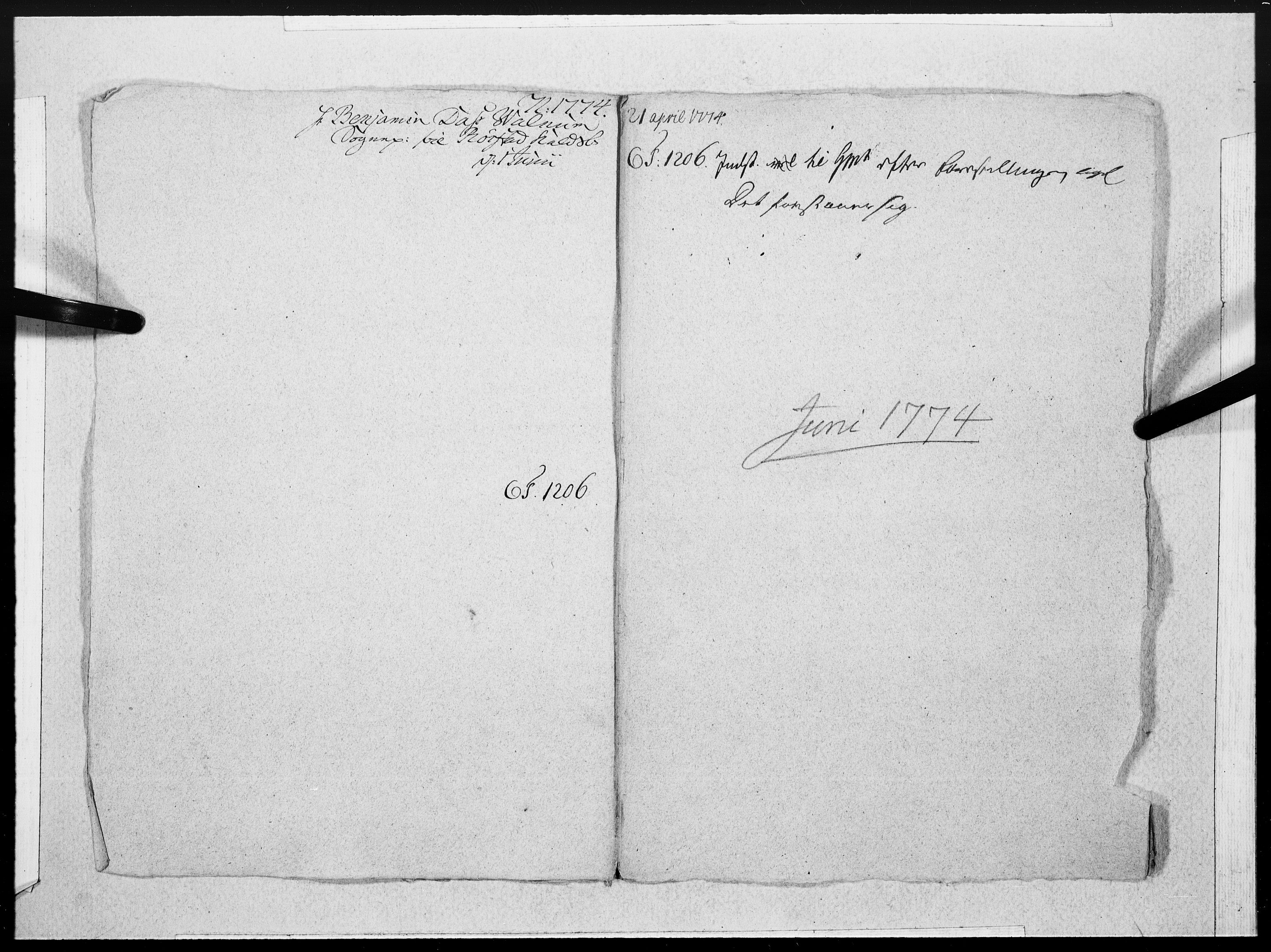 Danske Kanselli 1572-1799, AV/RA-EA-3023/F/Fc/Fcc/Fcca/L0212: Norske innlegg 1572-1799, 1774, s. 459