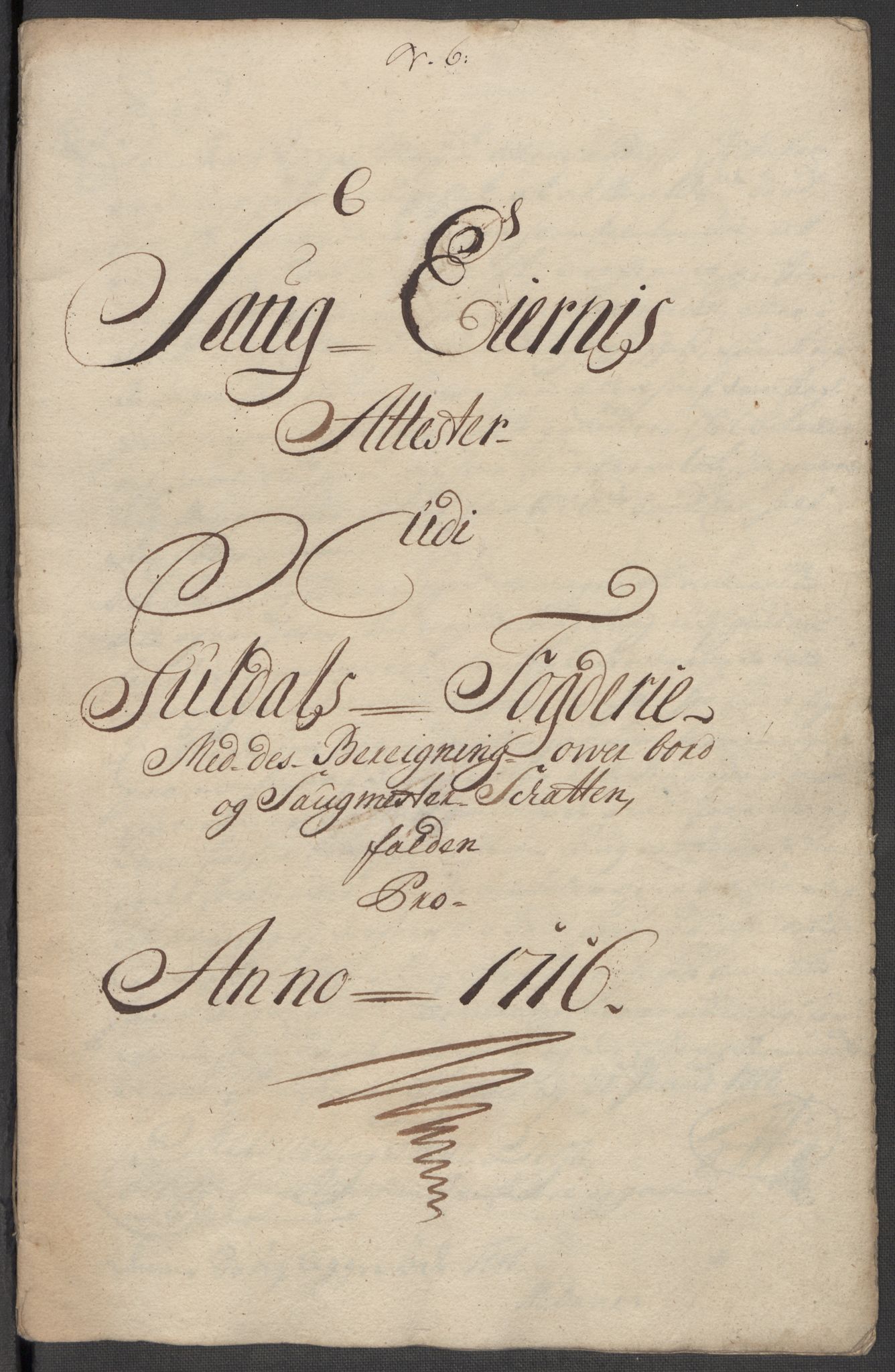 Rentekammeret inntil 1814, Reviderte regnskaper, Fogderegnskap, RA/EA-4092/R60/L3968: Fogderegnskap Orkdal og Gauldal, 1716, s. 10