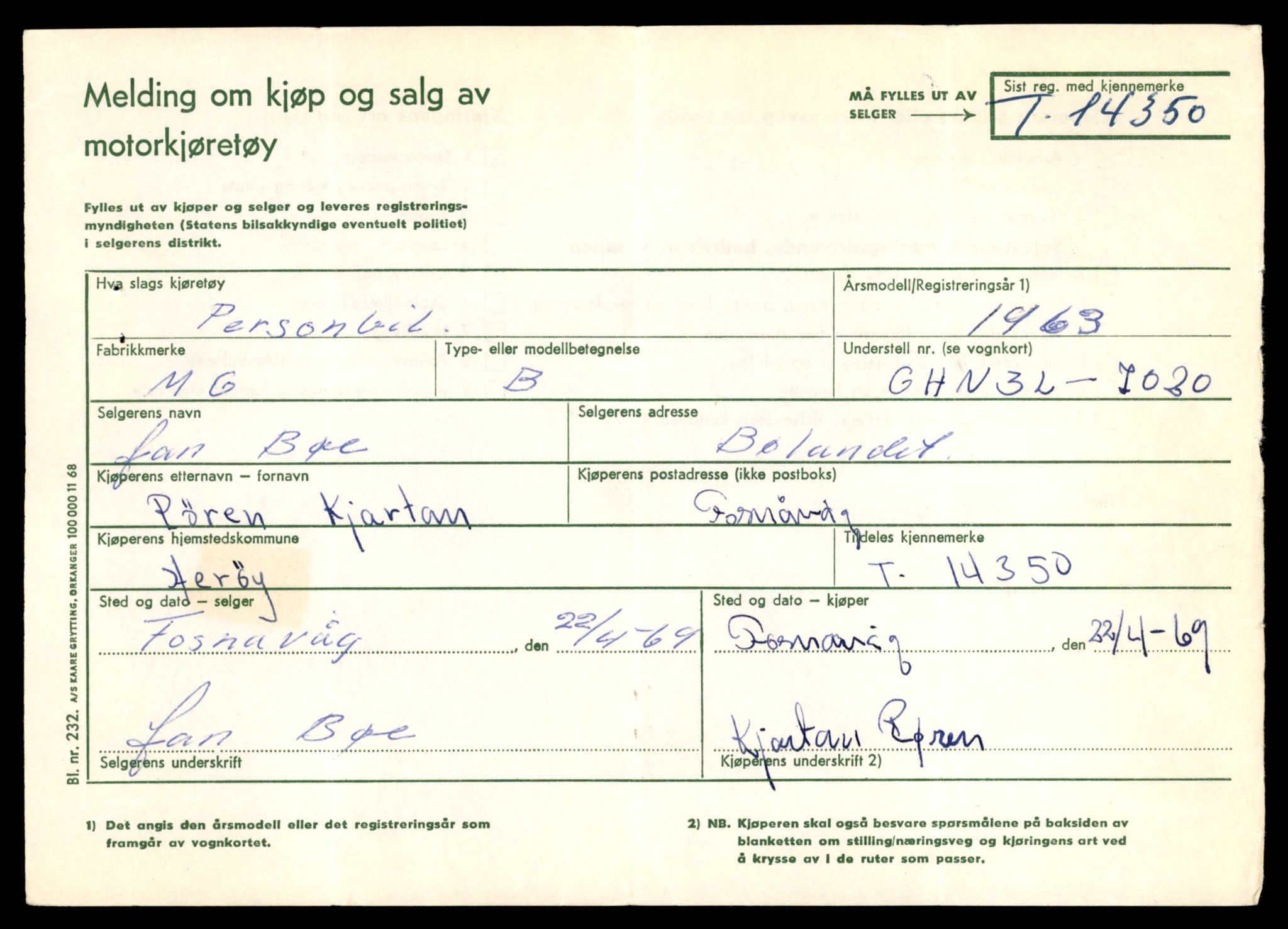 Møre og Romsdal vegkontor - Ålesund trafikkstasjon, SAT/A-4099/F/Fe/L0045: Registreringskort for kjøretøy T 14320 - T 14444, 1927-1998, s. 789