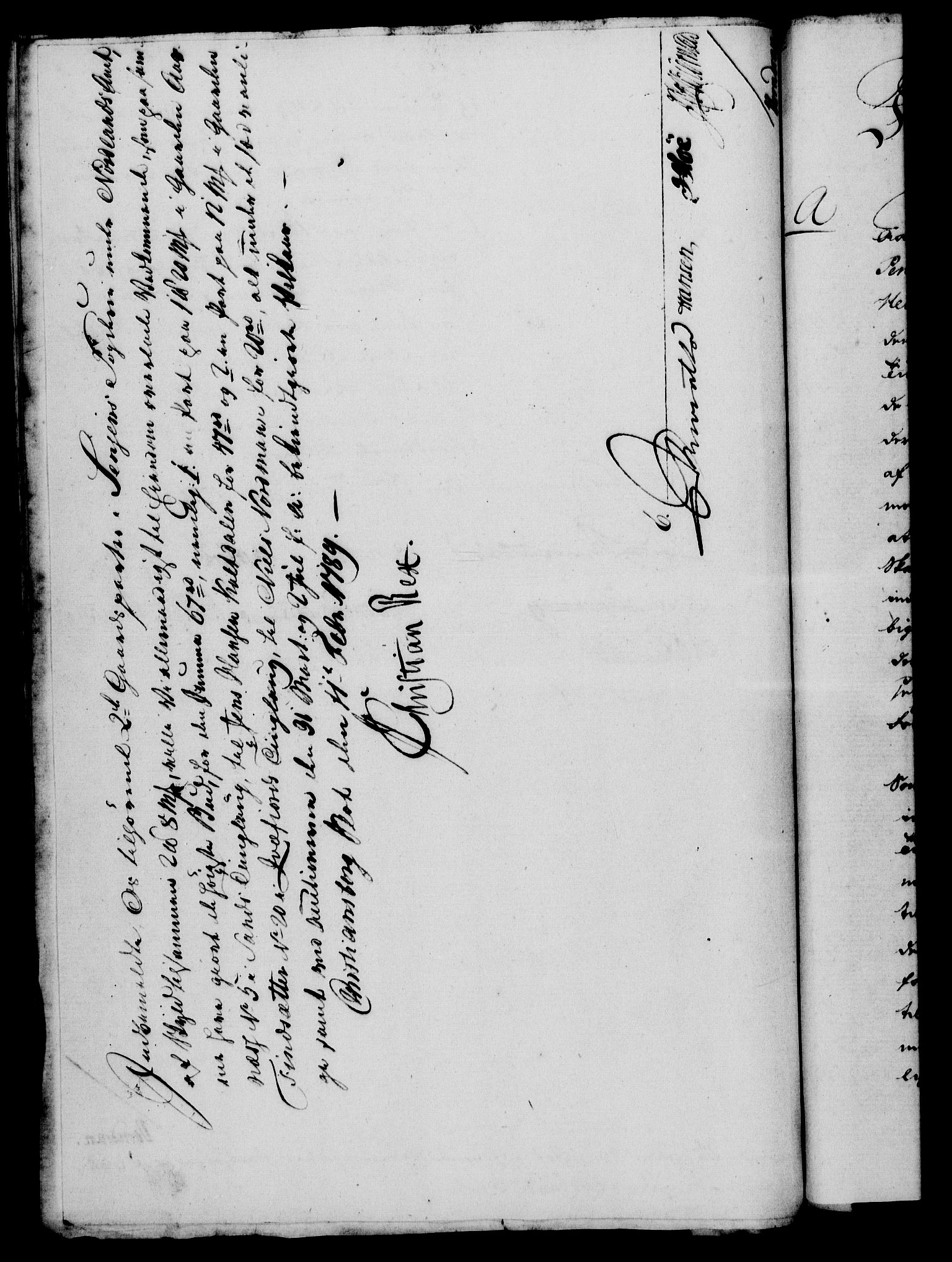 Rentekammeret, Kammerkanselliet, RA/EA-3111/G/Gf/Gfa/L0071: Norsk relasjons- og resolusjonsprotokoll (merket RK 52.71), 1789, s. 79