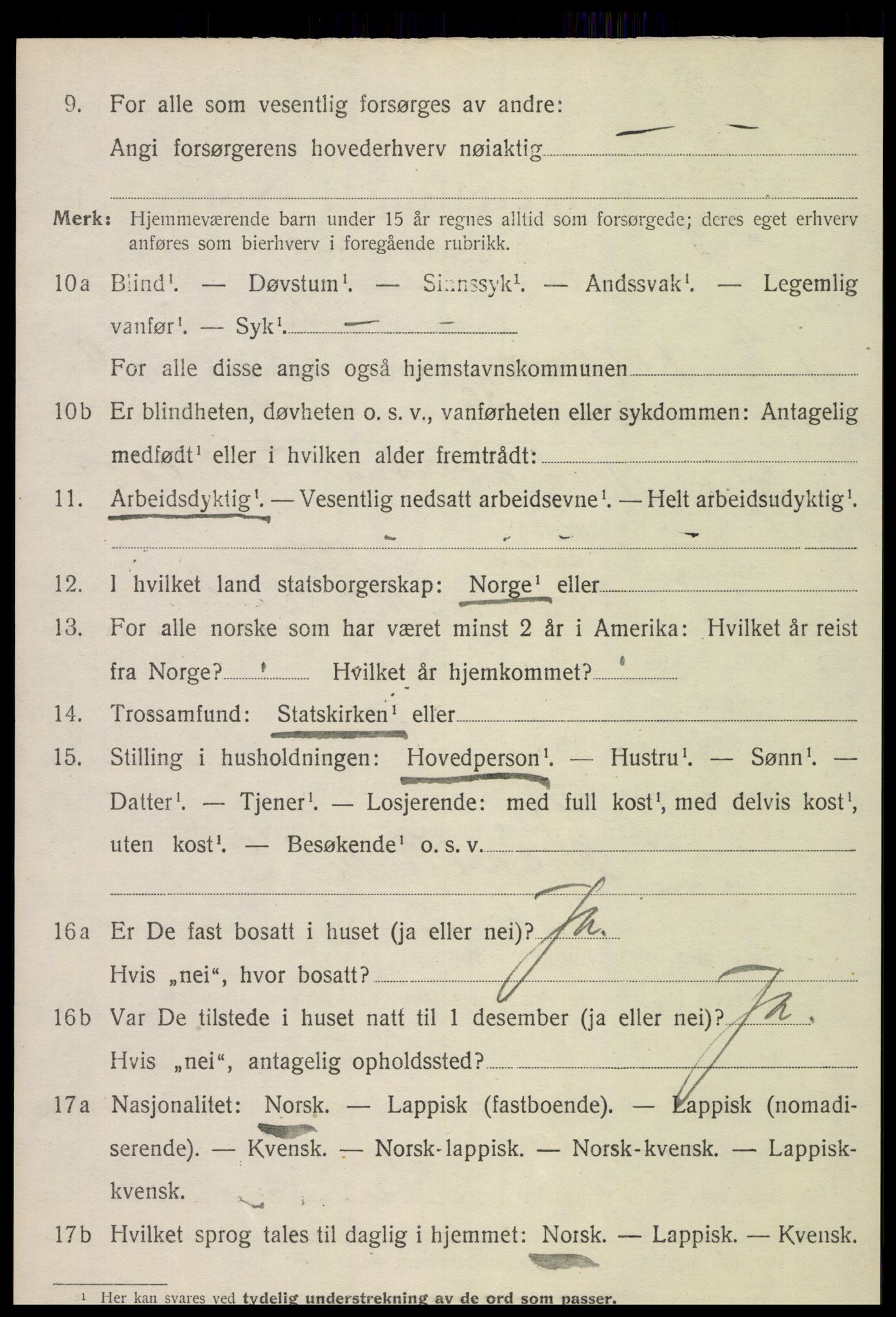 SAT, Folketelling 1920 for 1718 Leksvik herred, 1920, s. 2209