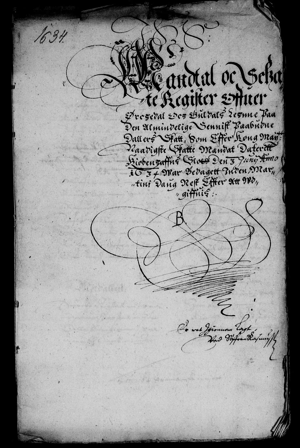Rentekammeret inntil 1814, Reviderte regnskaper, Lensregnskaper, AV/RA-EA-5023/R/Rb/Rbw/L0055: Trondheim len, 1634-1635